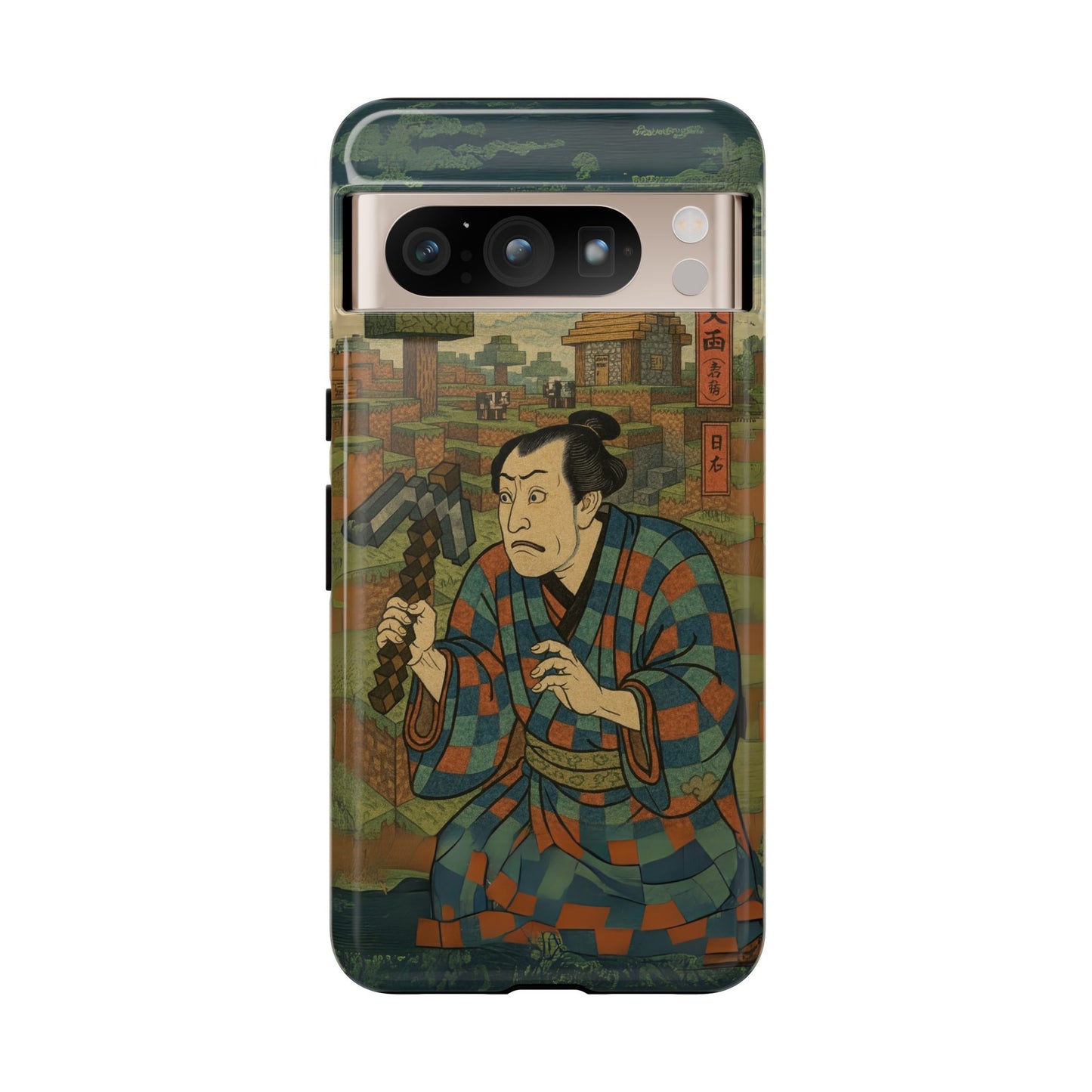 Tough Cases - Japanese Art Phone Case with Warrior Design
