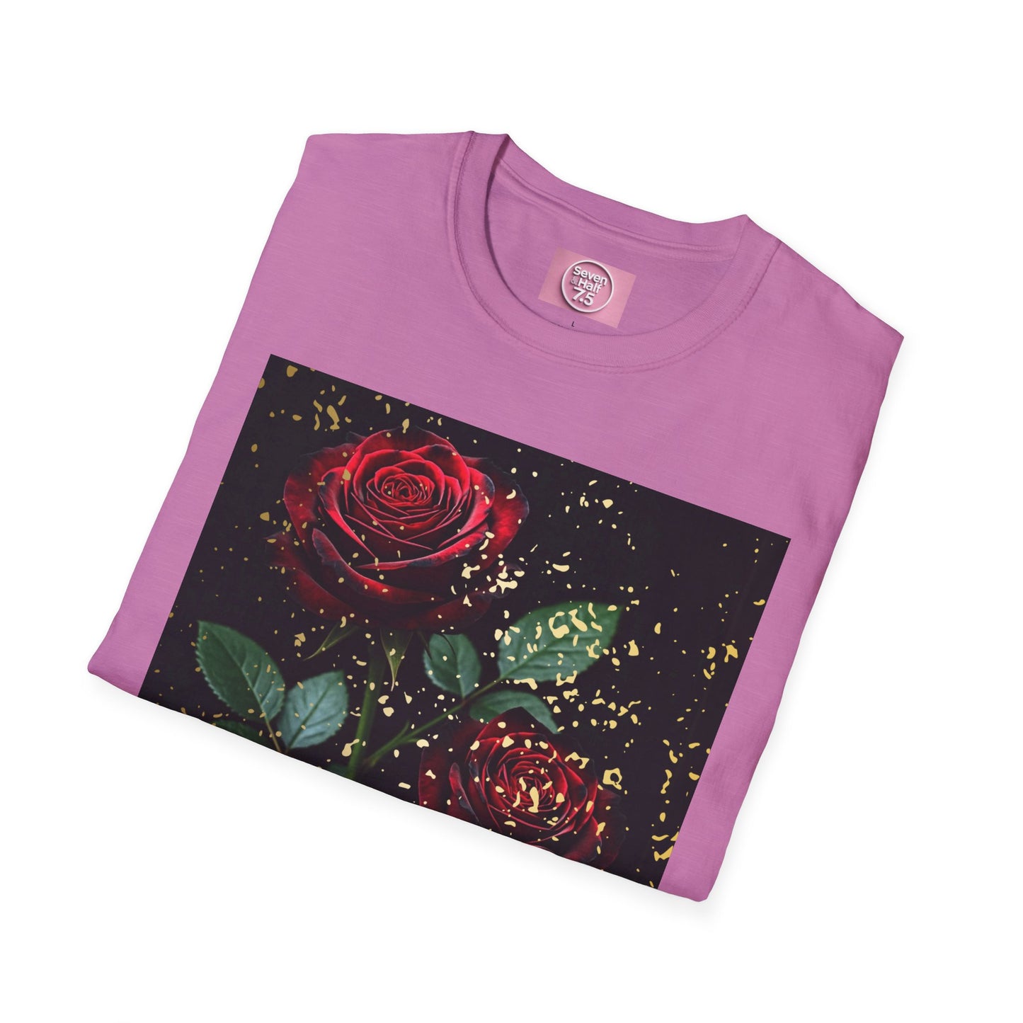 Elegant Rose Graphic T-Shirt - Inspirational Quote Design