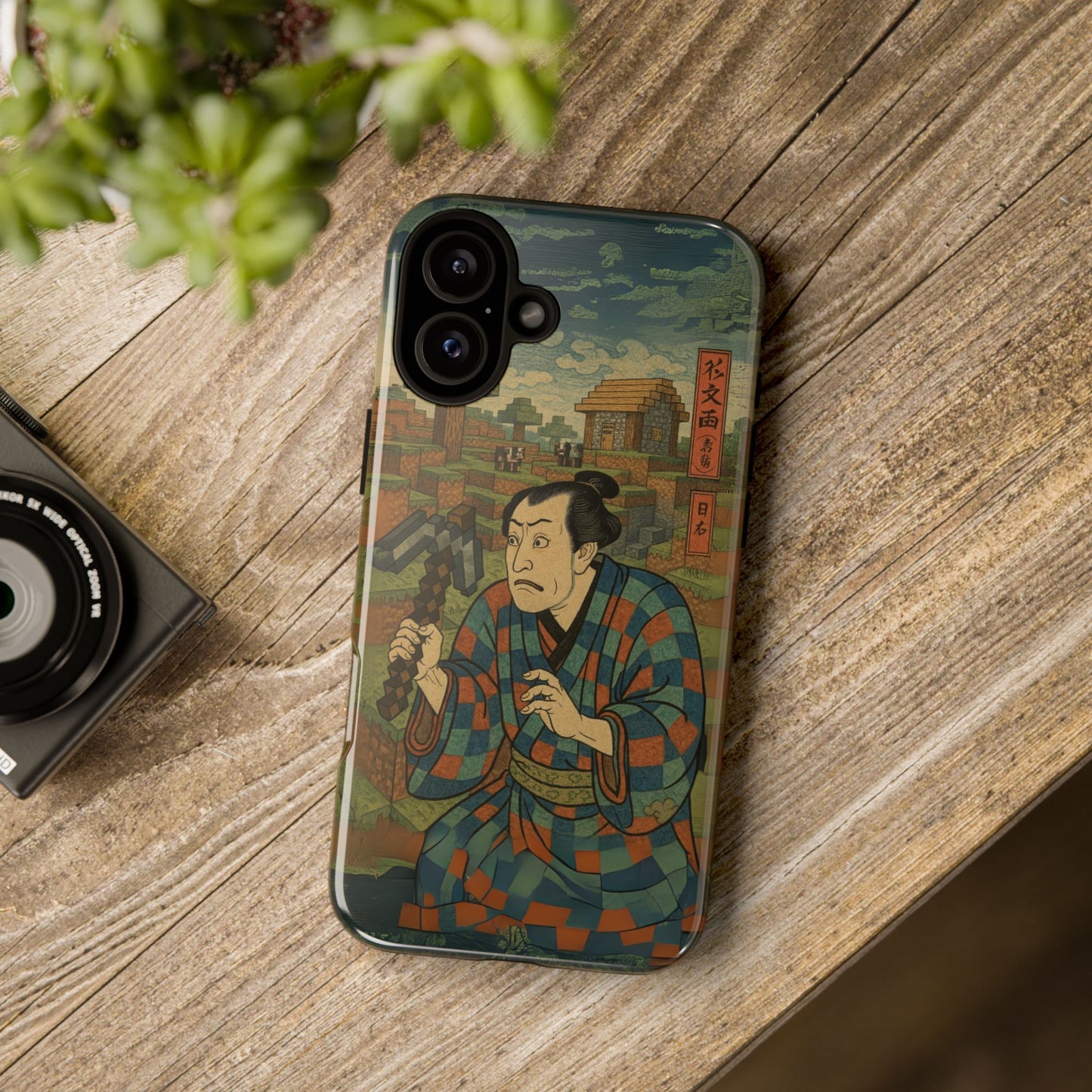 Tough Cases - Japanese Art Phone Case with Warrior Design