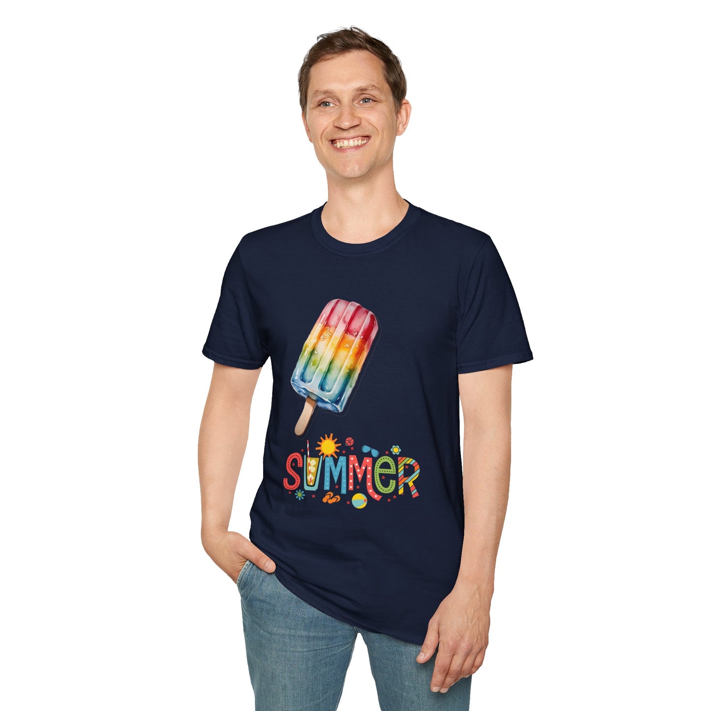 Summer Popsicle Soft style T-Shirt - Fun & Colorful Summer Vibes