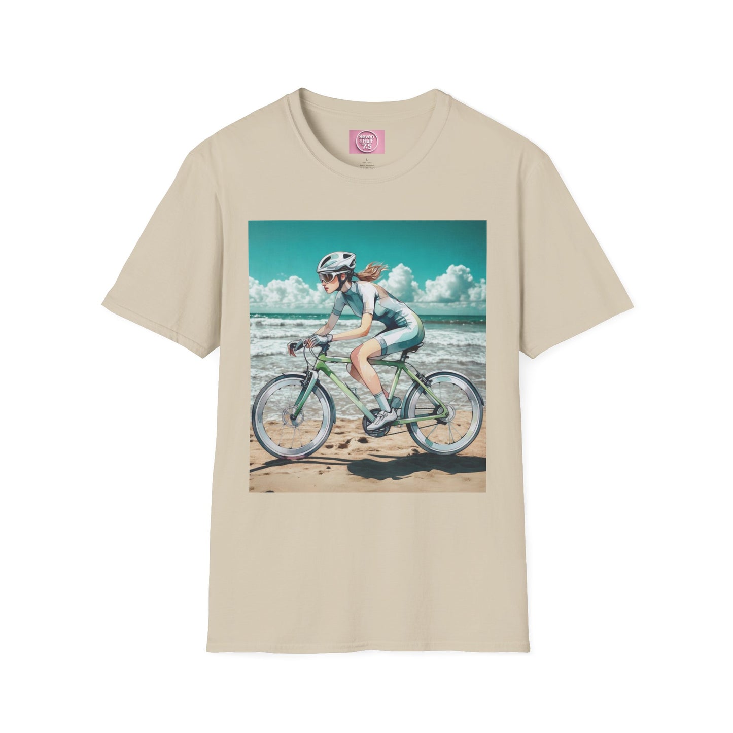 Beach Bike Ride Unisex Softstyle T-Shirt