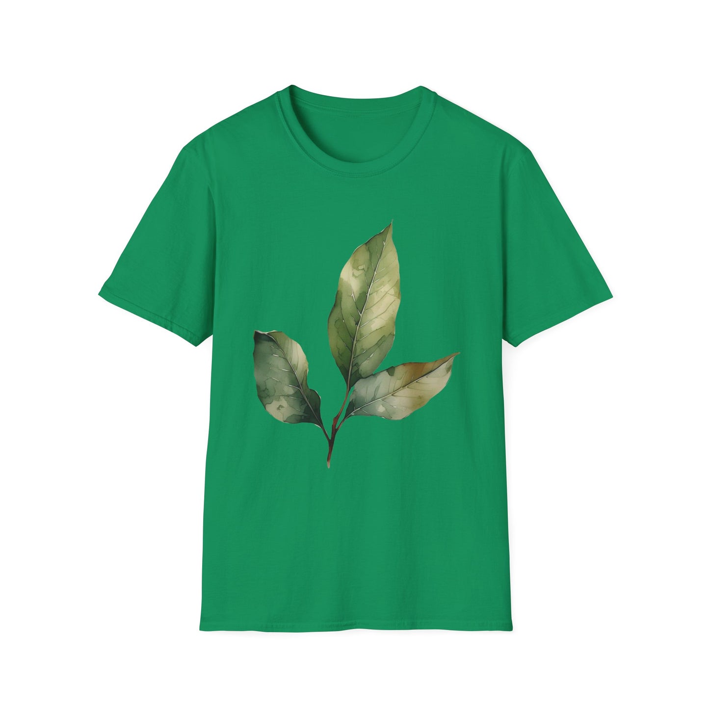 Botanical Leaf Unisex Softstyle T-Shirt - Eco-Friendly Casual Wear