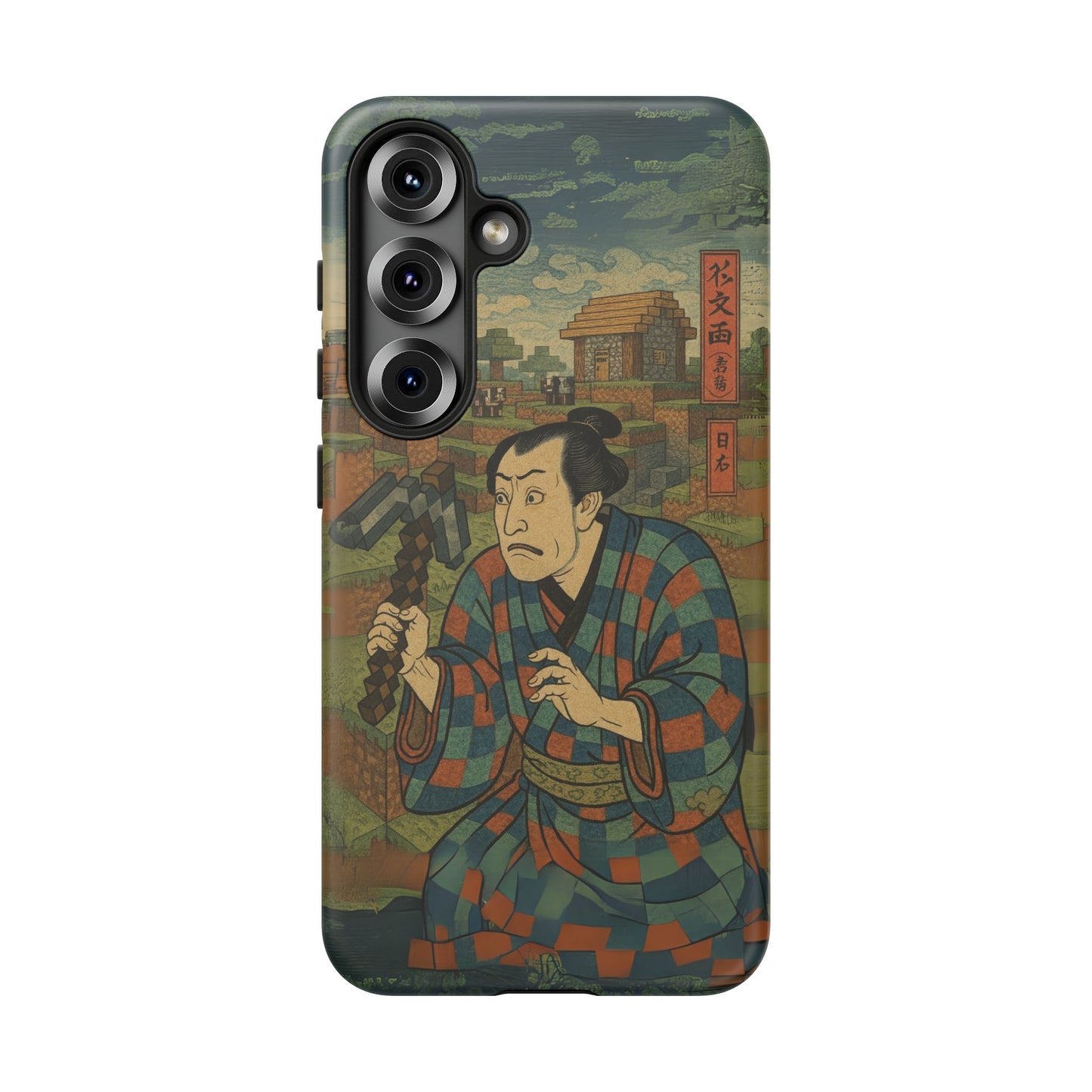 Tough Cases - Japanese Art Phone Case with Warrior Design