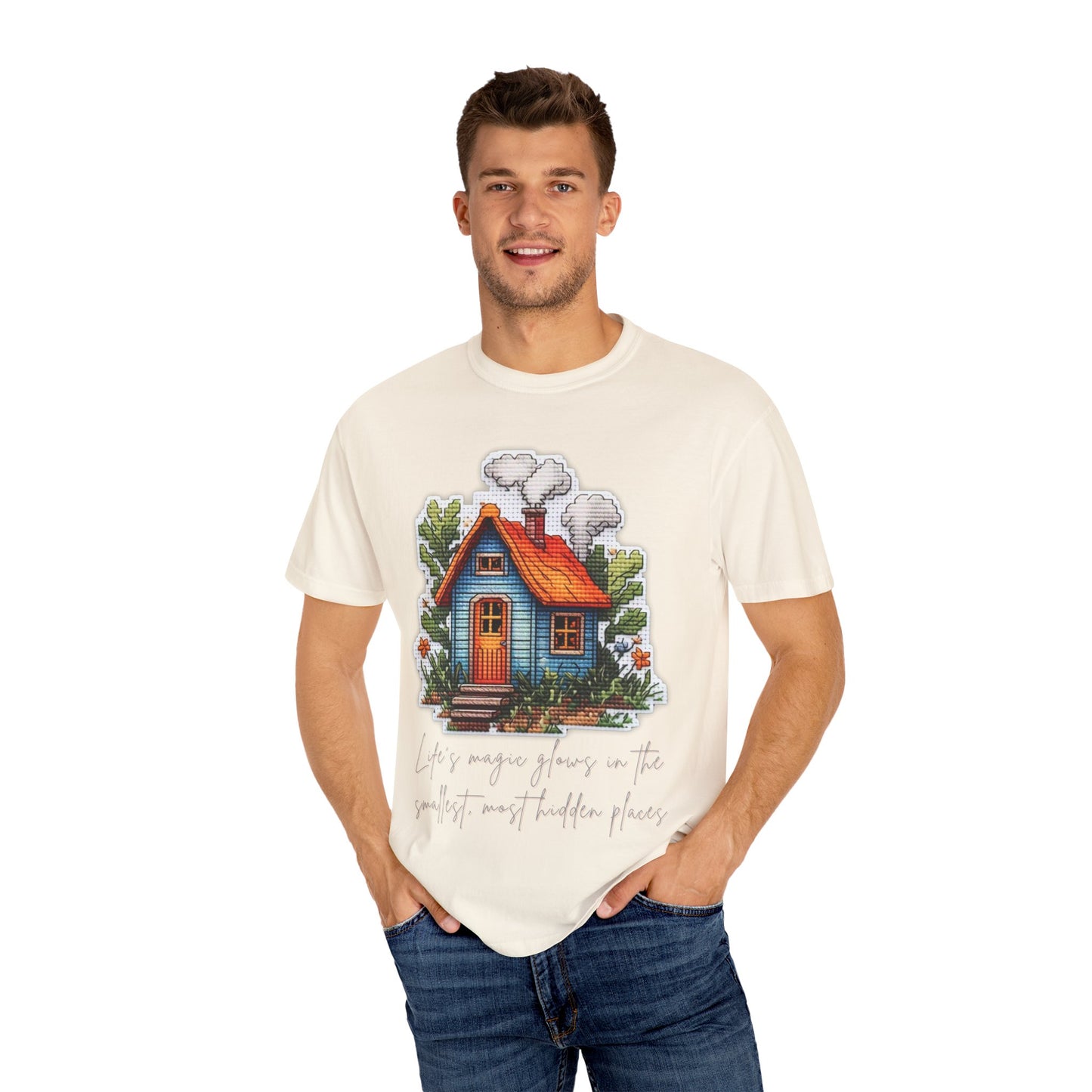Magical Cottage T-Shirt - Garment-Dyed Unisex Tee