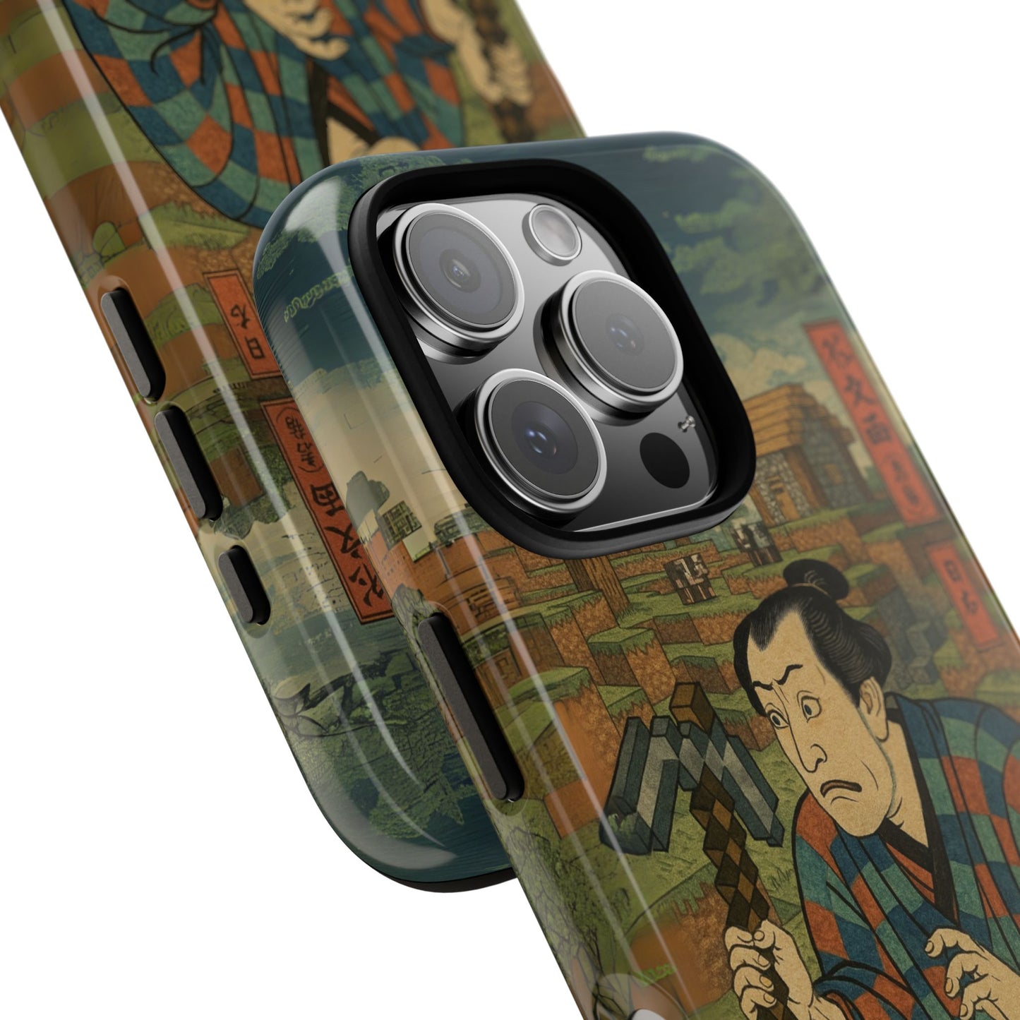 Tough Cases - Japanese Art Phone Case with Warrior Design