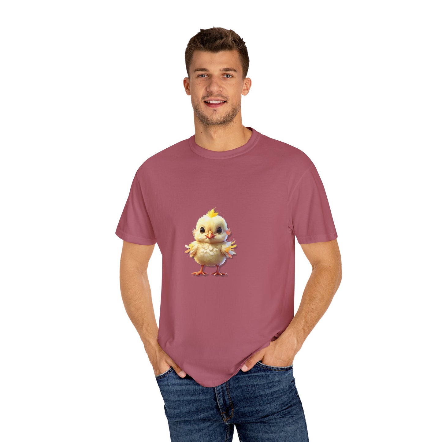 Cute Chick Unisex Garment-Dyed T-Shirt - Perfect for Spring Celebrations