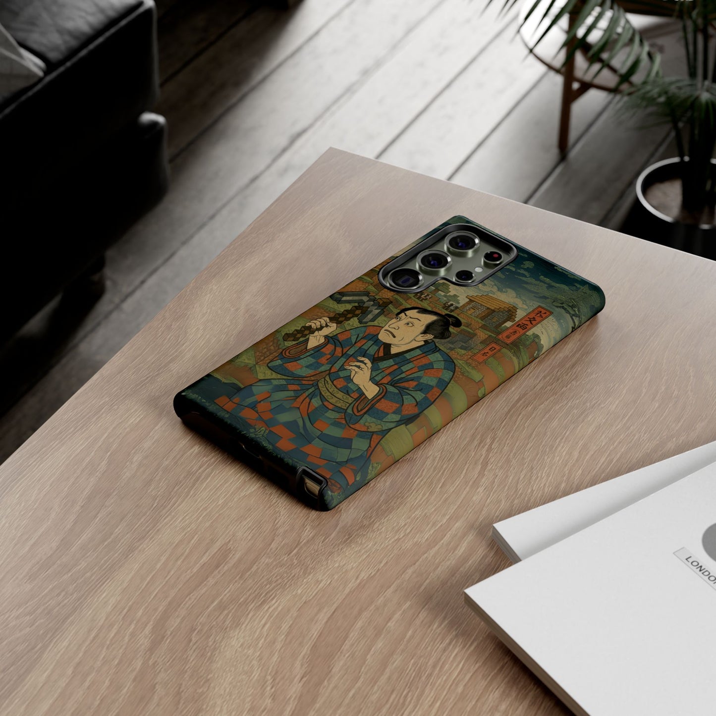 Tough Cases - Japanese Art Phone Case with Warrior Design