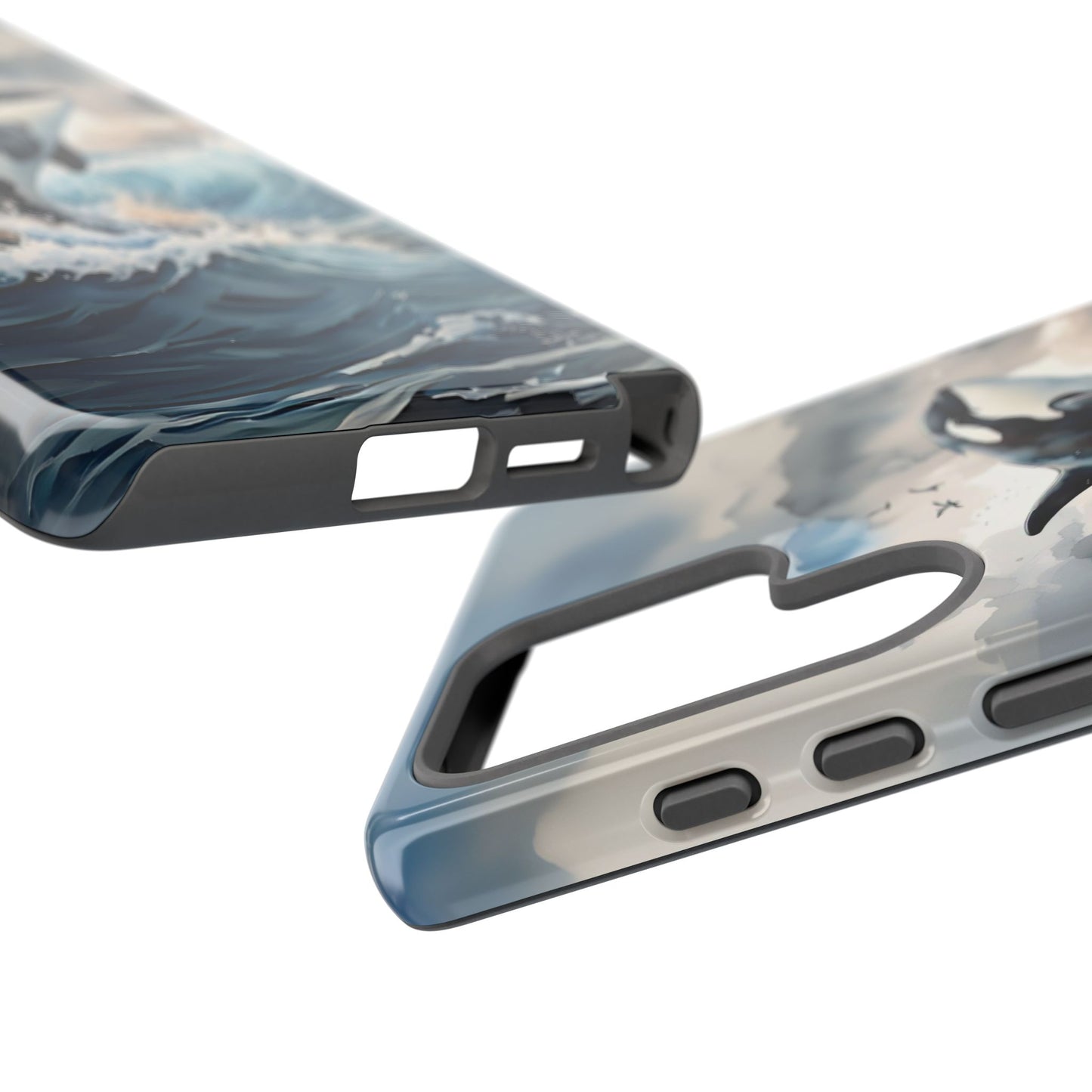 Whale Splash Phone Case - Tough & Stylish Ocean Design