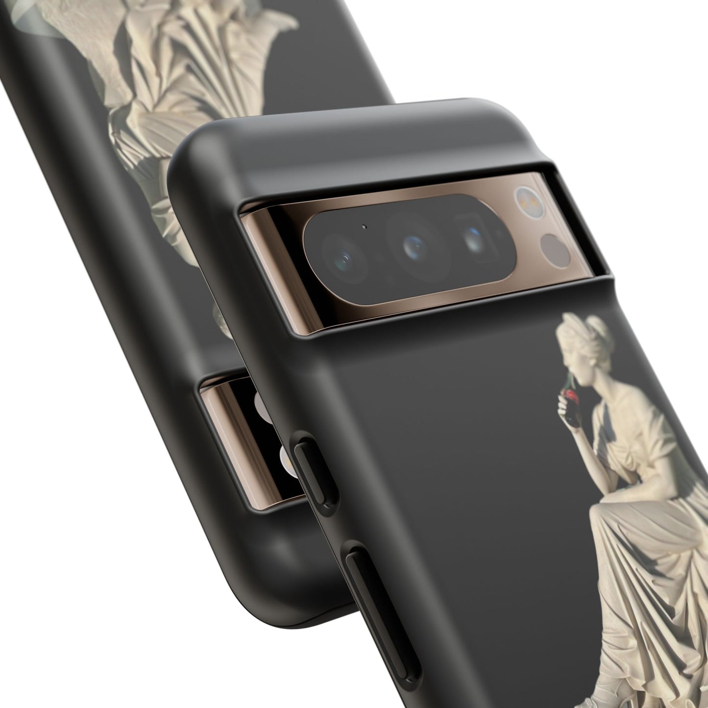 Elegant Phone Case - Stylish Tough Case with Sculpture Design