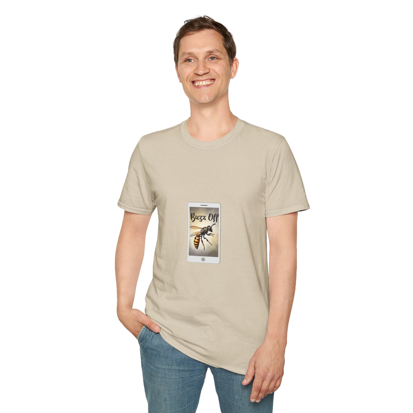 Buzz Off Bee Graphic Unisex T-Shirt - Fun, Casual Wear for Nature Lovers
