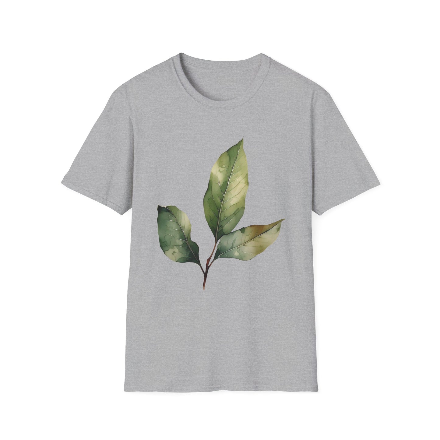 Botanical Leaf Unisex Softstyle T-Shirt - Eco-Friendly Casual Wear