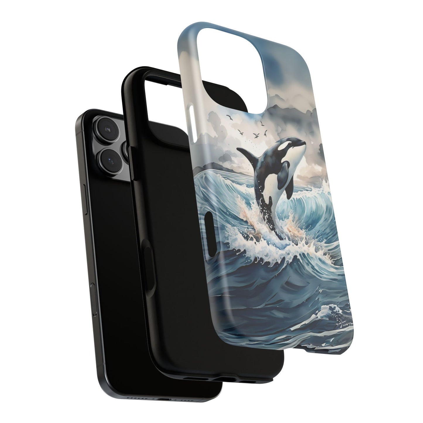Whale Splash Phone Case - Tough & Stylish Ocean Design
