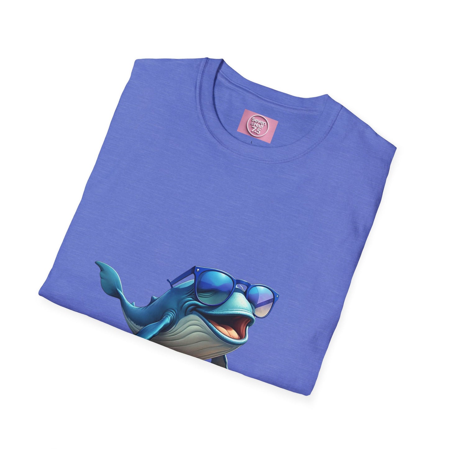Cool Sunglasses Whale Unisex Softstyle T-Shirt