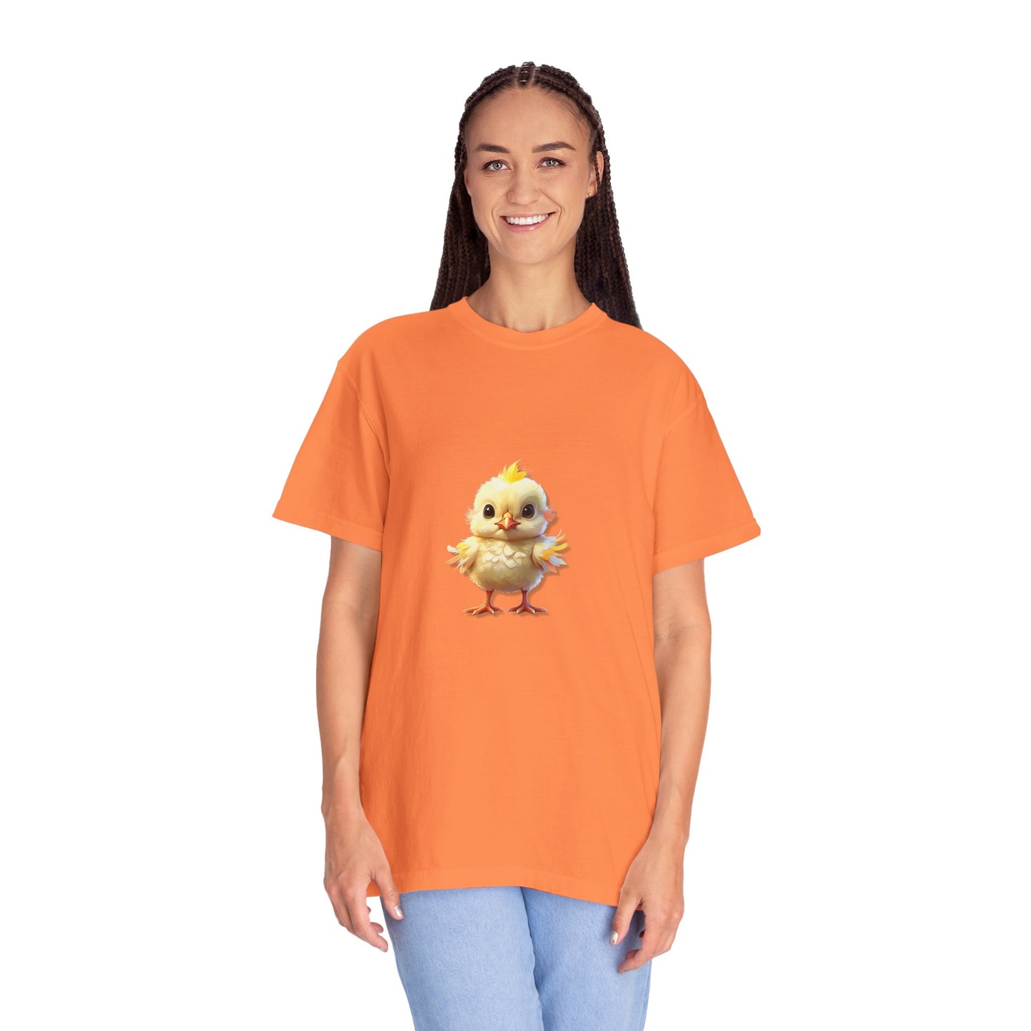 Cute Chick Unisex Garment-Dyed T-Shirt - Perfect for Spring Celebrations