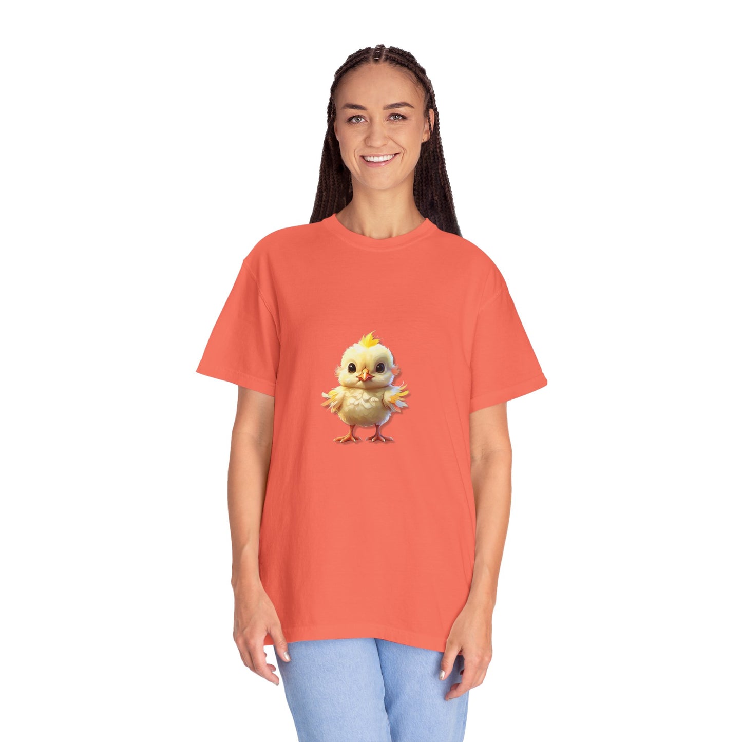 Cute Chick Unisex Garment-Dyed T-Shirt - Perfect for Spring Celebrations