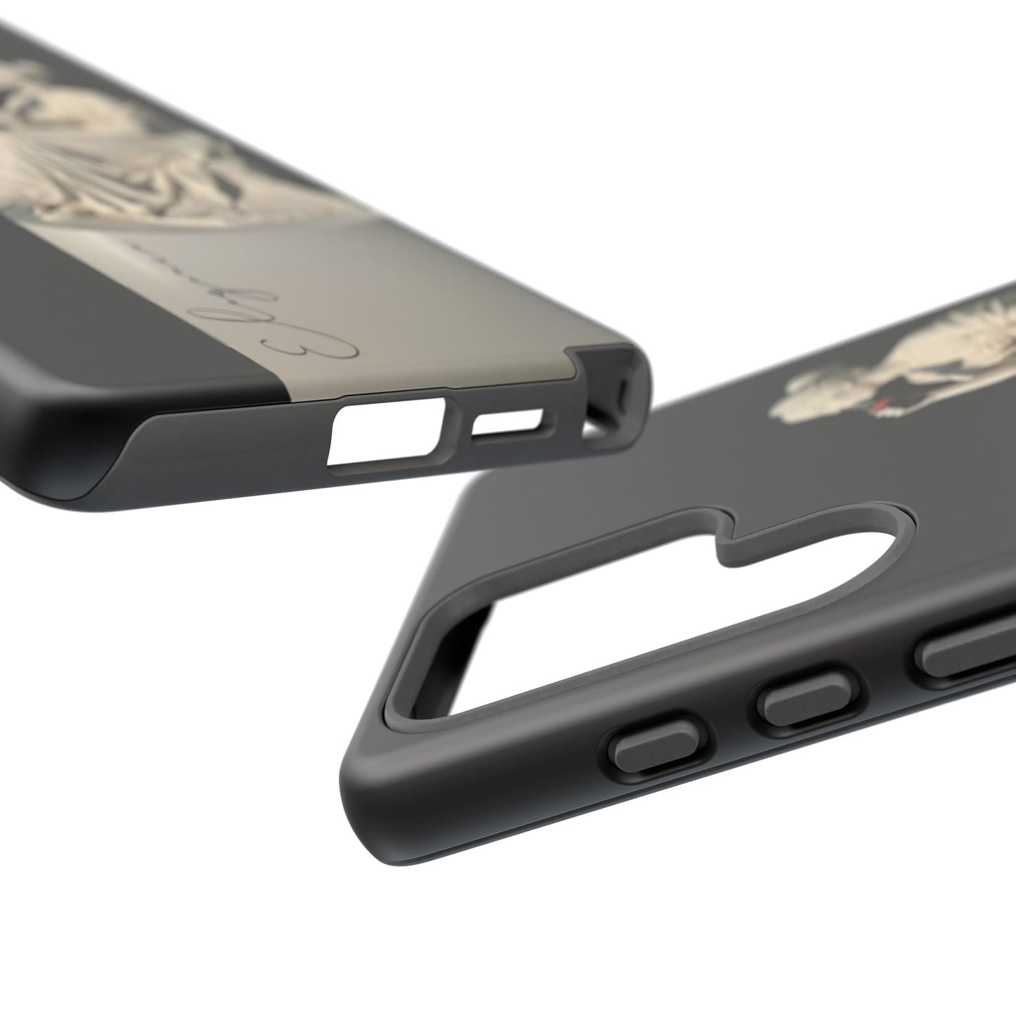 Elegant Phone Case - Stylish Tough Case with Sculpture Design