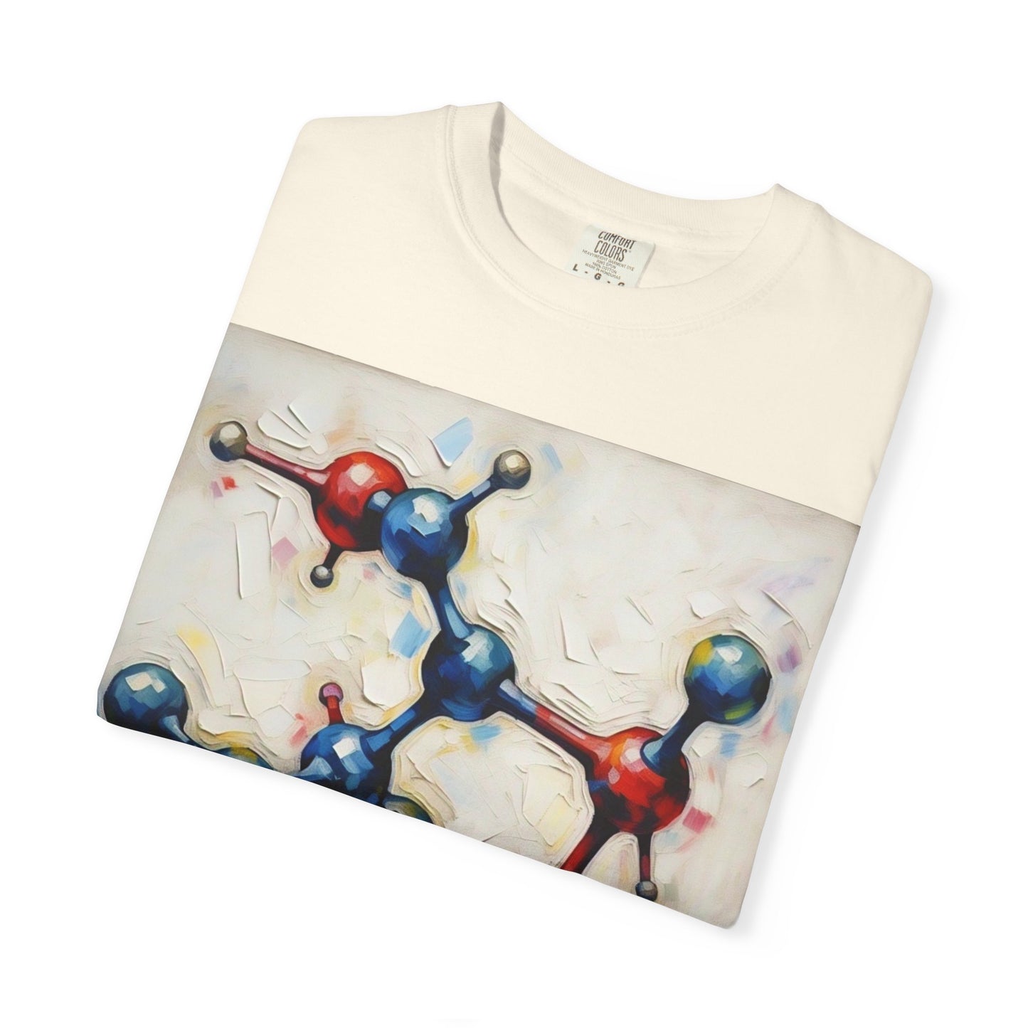 Unisex Artistic Molecule T-Shirt | Science-Inspired Design
