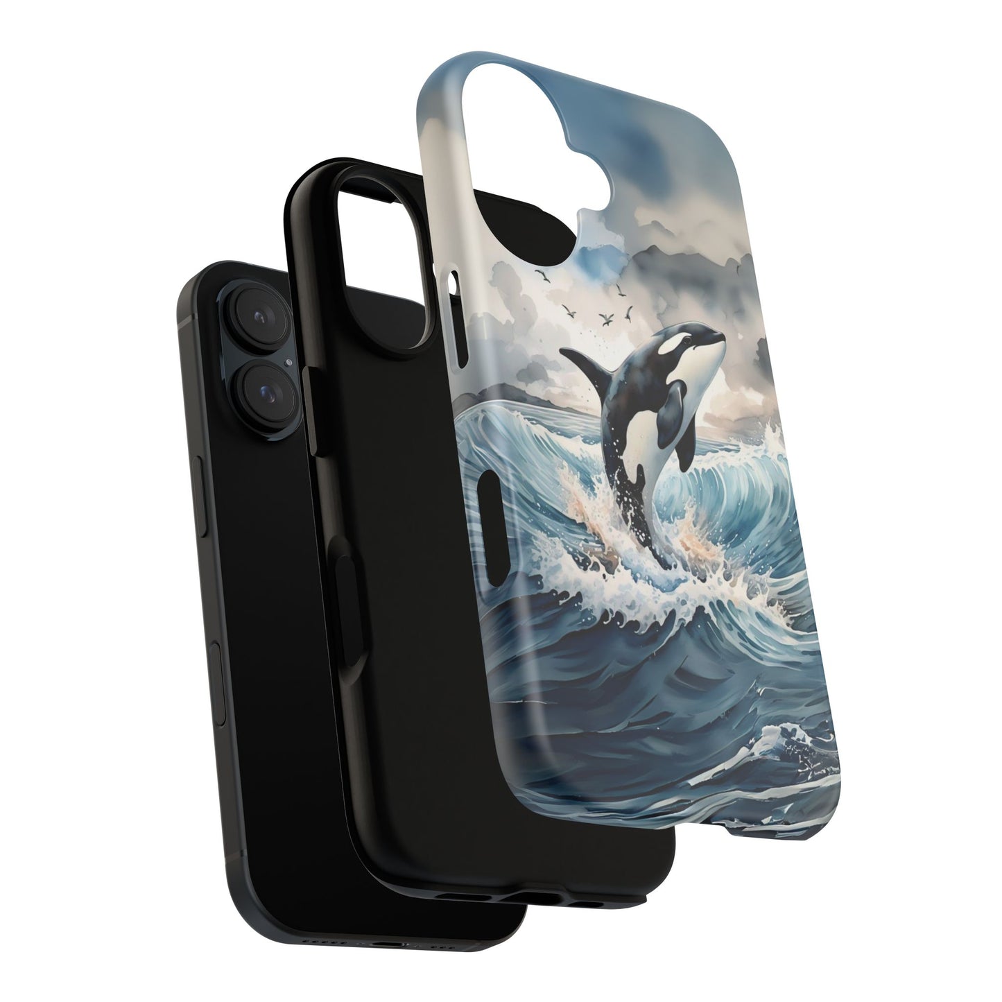 Whale Splash Phone Case - Tough & Stylish Ocean Design