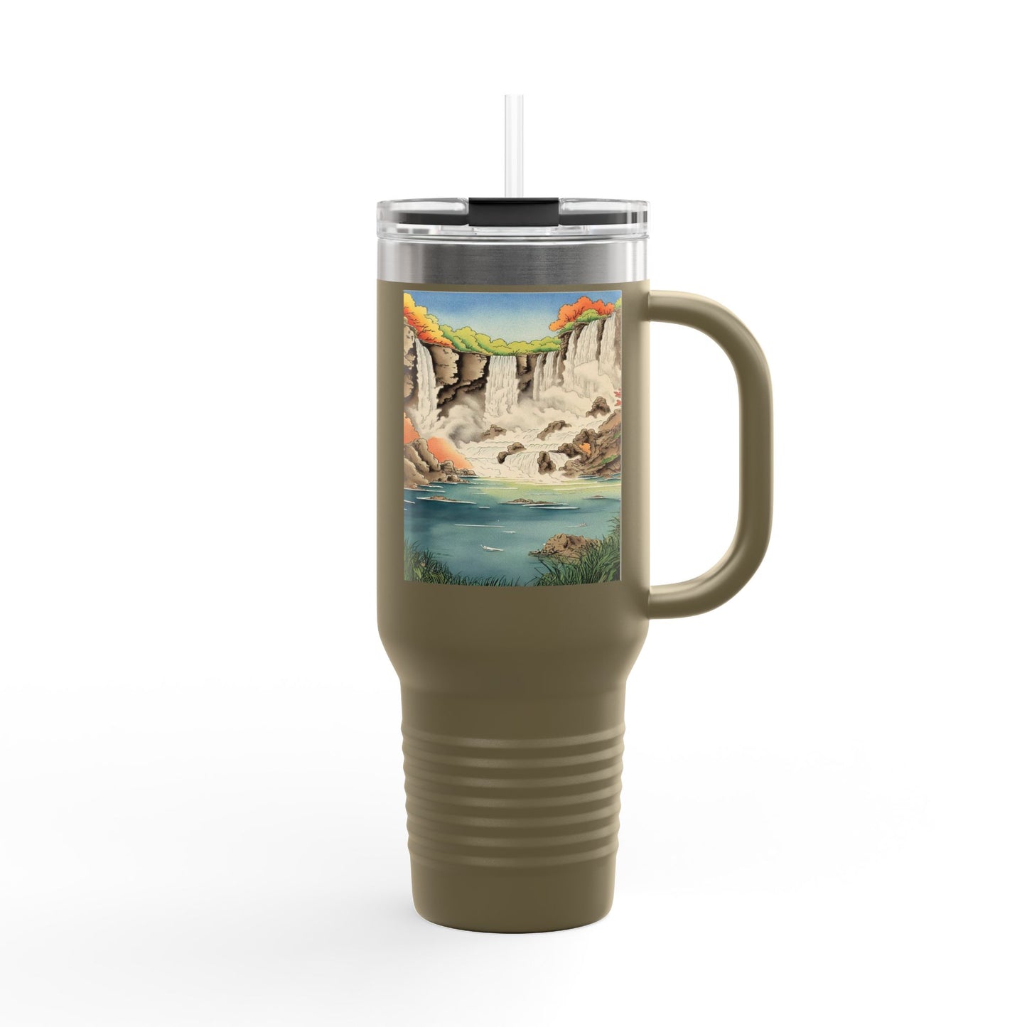 Scenic Insulated Travel Mug - 40oz Adventure Companion for Nature Lovers