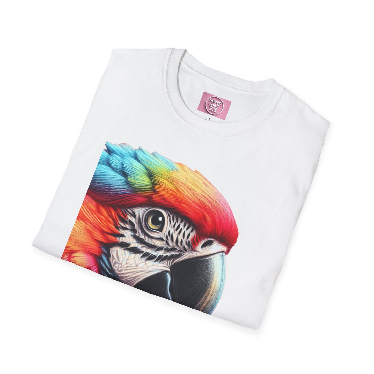 Vibrant Parrot Teamwork T-Shirt for Nature Lovers