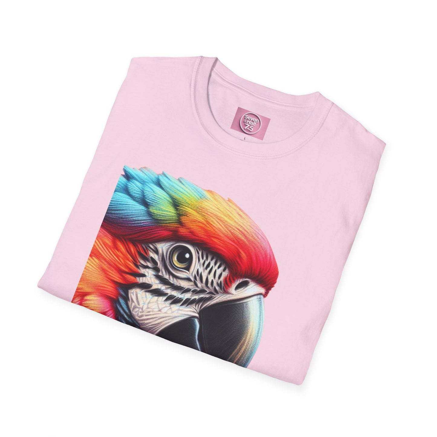 Vibrant Parrot Teamwork T-Shirt for Nature Lovers