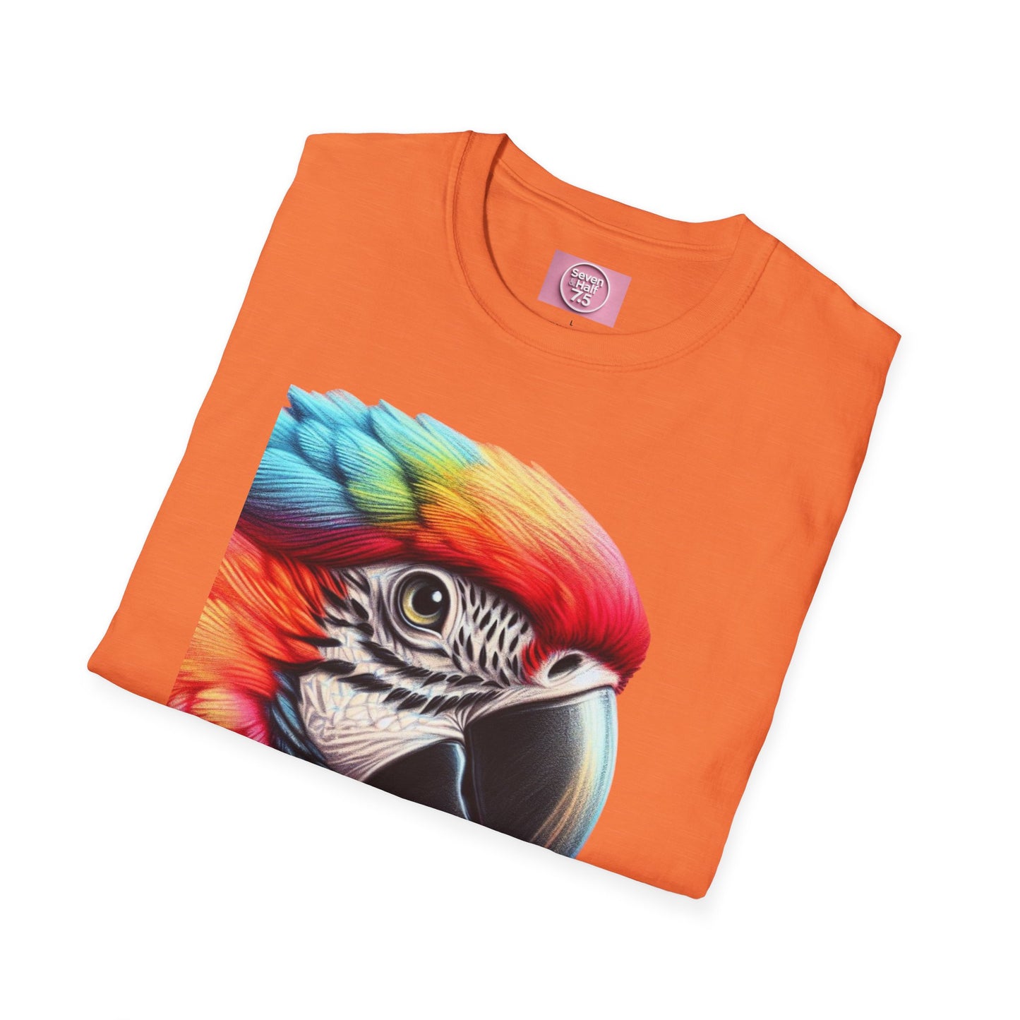 Vibrant Parrot Teamwork T-Shirt for Nature Lovers