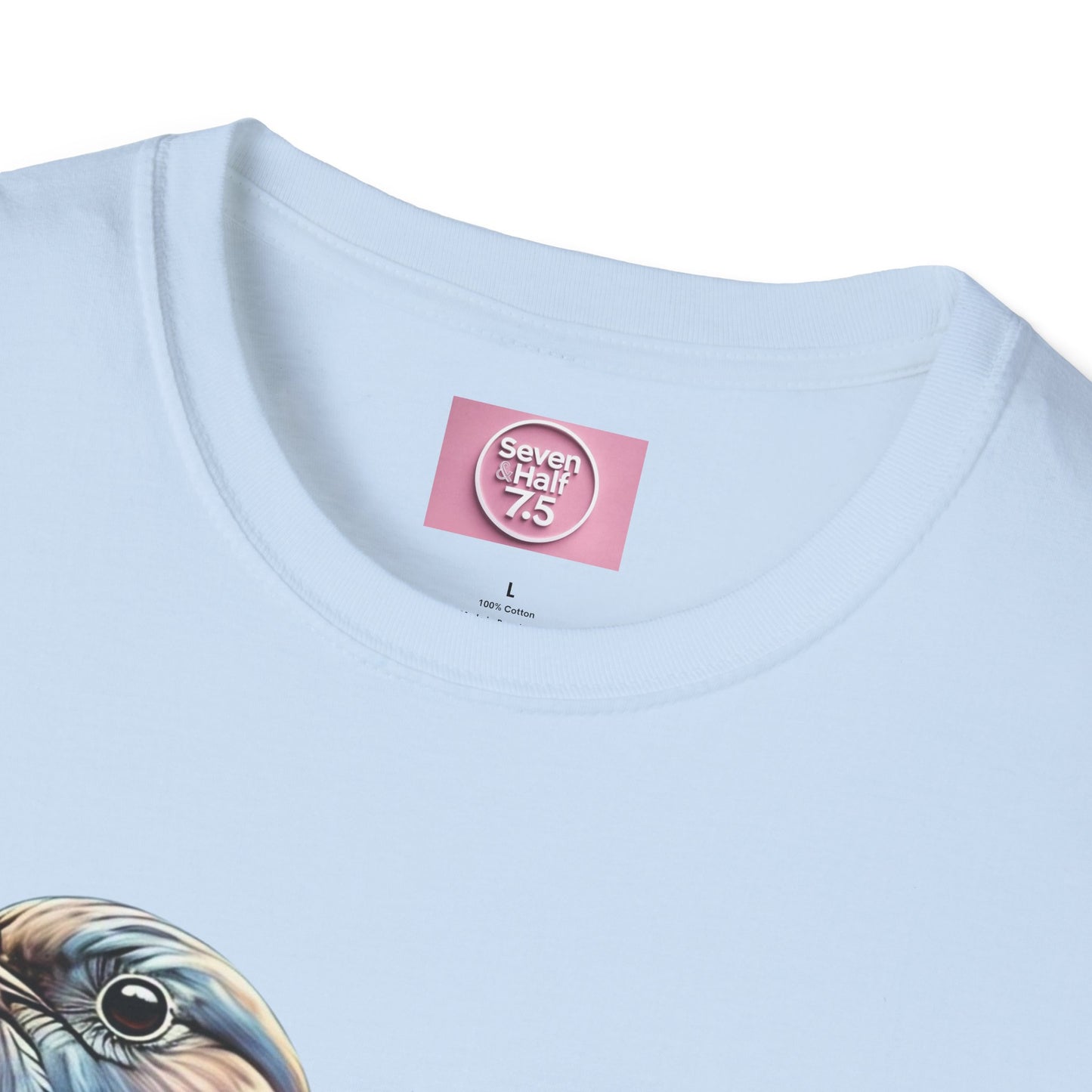 Nature-Inspired Bird Graphic T-Shirt for Soft Comfort