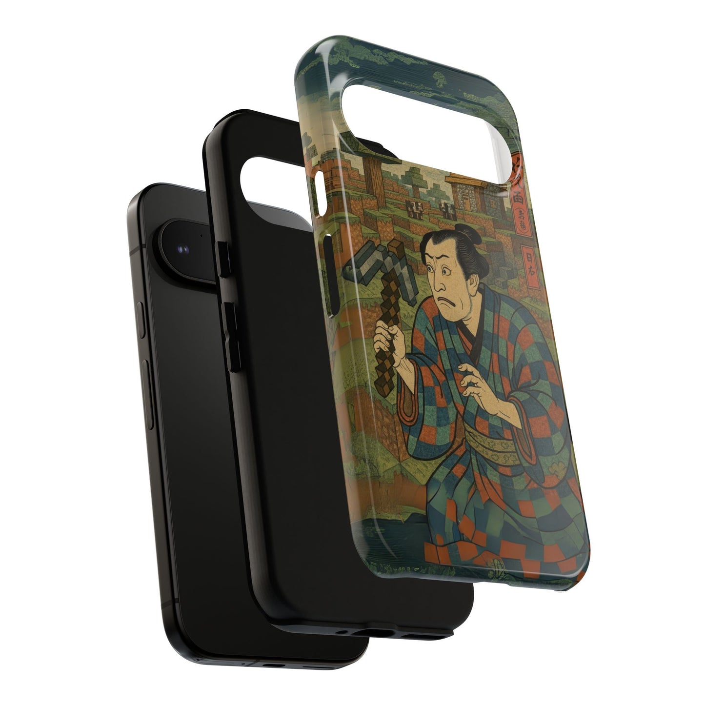 Tough Cases - Japanese Art Phone Case with Warrior Design