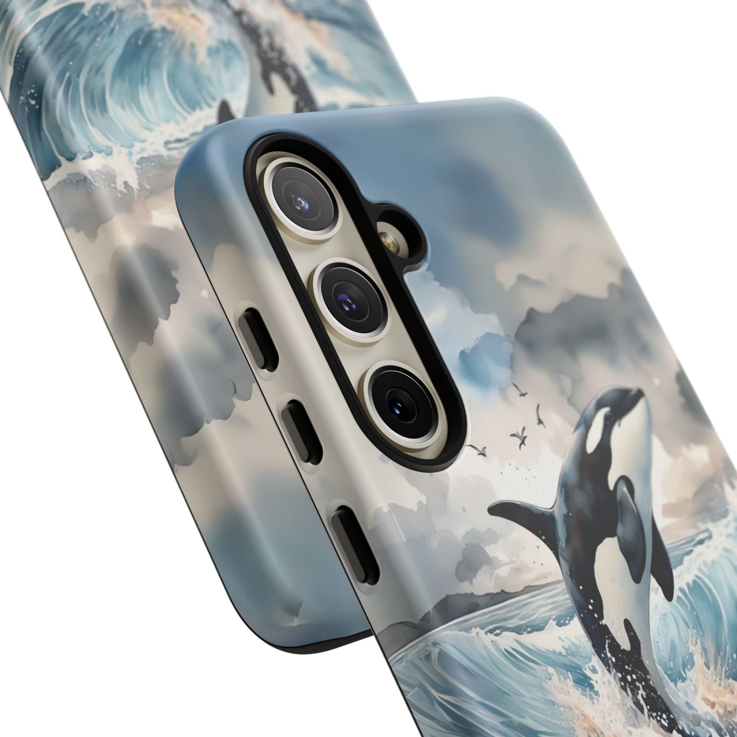 Whale Splash Phone Case - Tough & Stylish Ocean Design