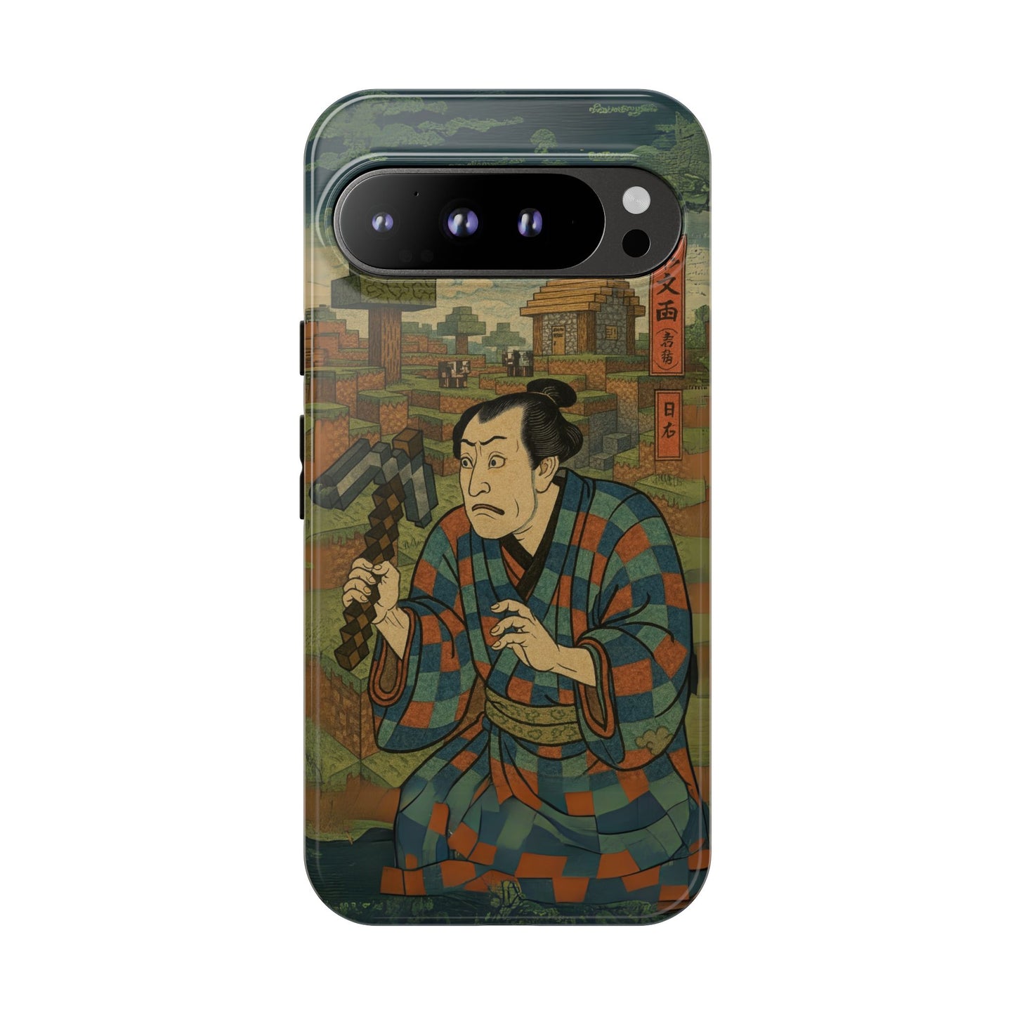 Tough Cases - Japanese Art Phone Case with Warrior Design