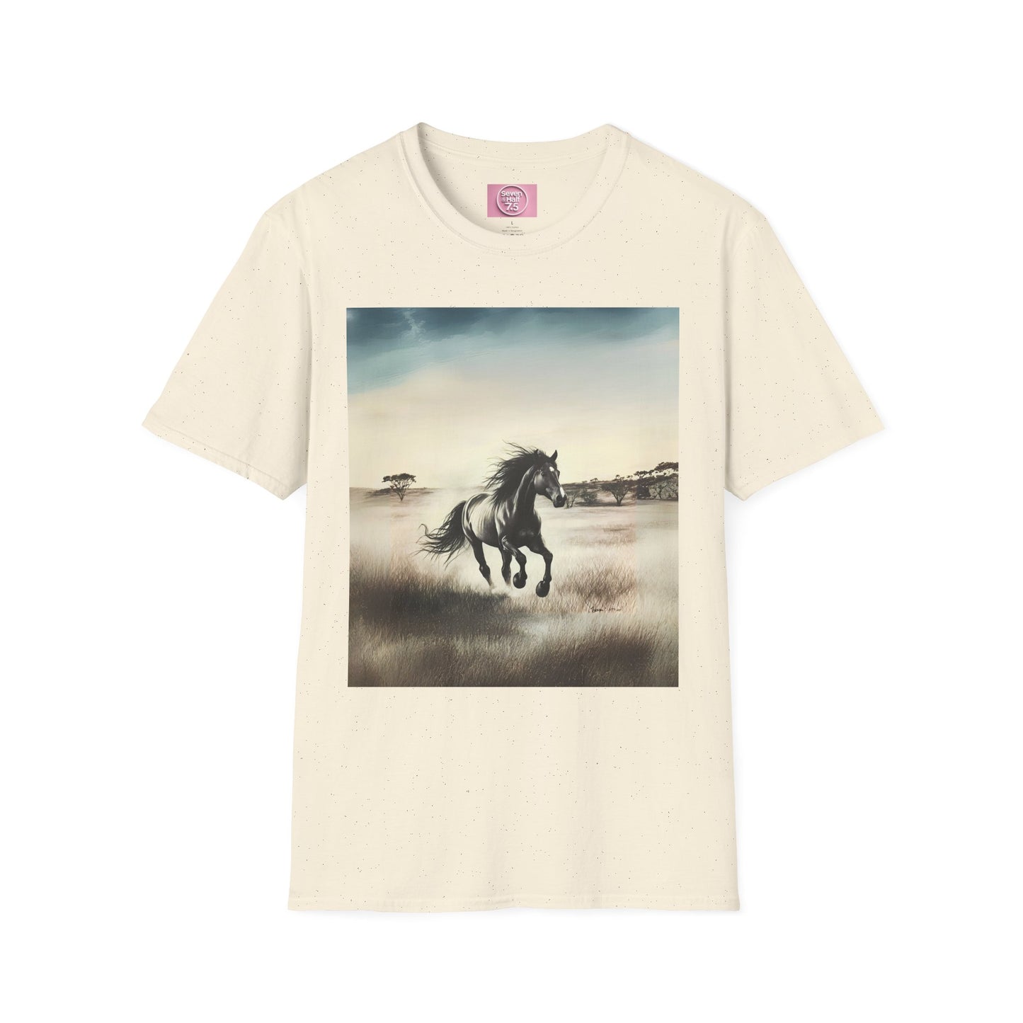 Majestic Horse Unisex Softstyle T-Shirt - Nature Inspired Graphic Tee