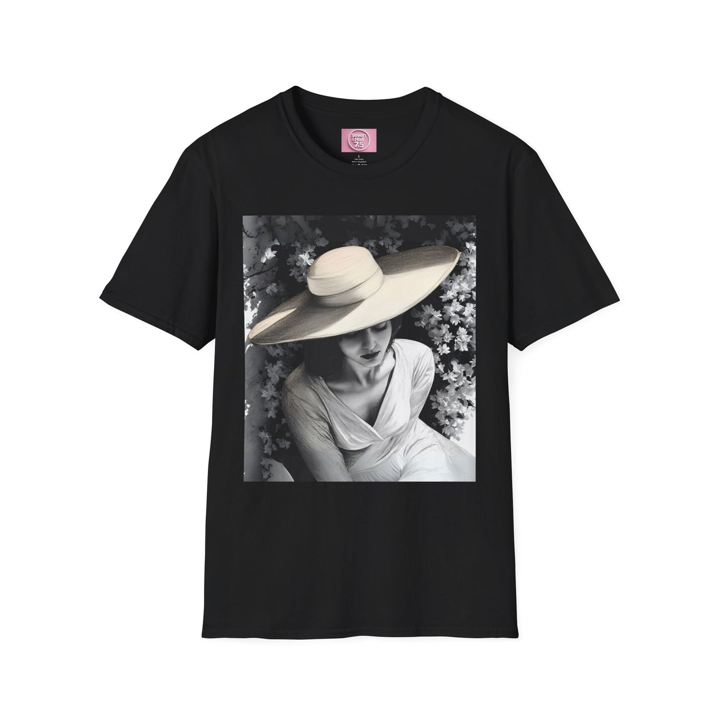 Elegant Charcoal art Softstyle T-Shirt - Perfect for Spring and Summer