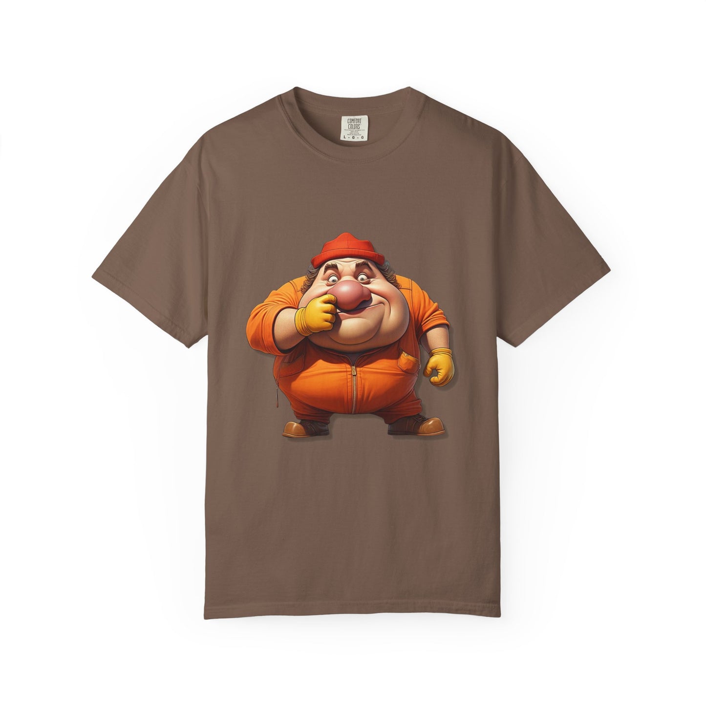 Fun Cartoon Character Unisex Garment-Dyed T-Shirt