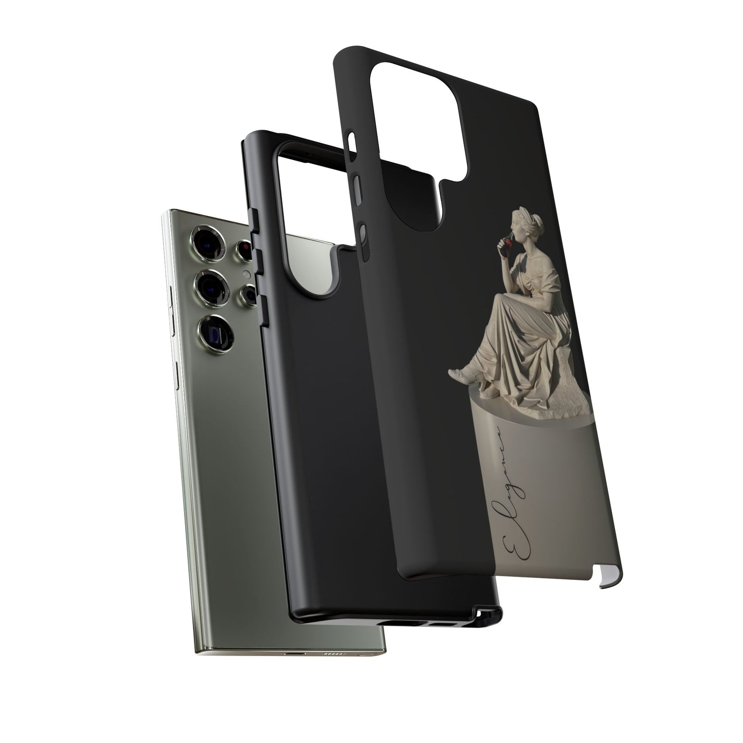 Elegant Phone Case - Stylish Tough Case with Sculpture Design