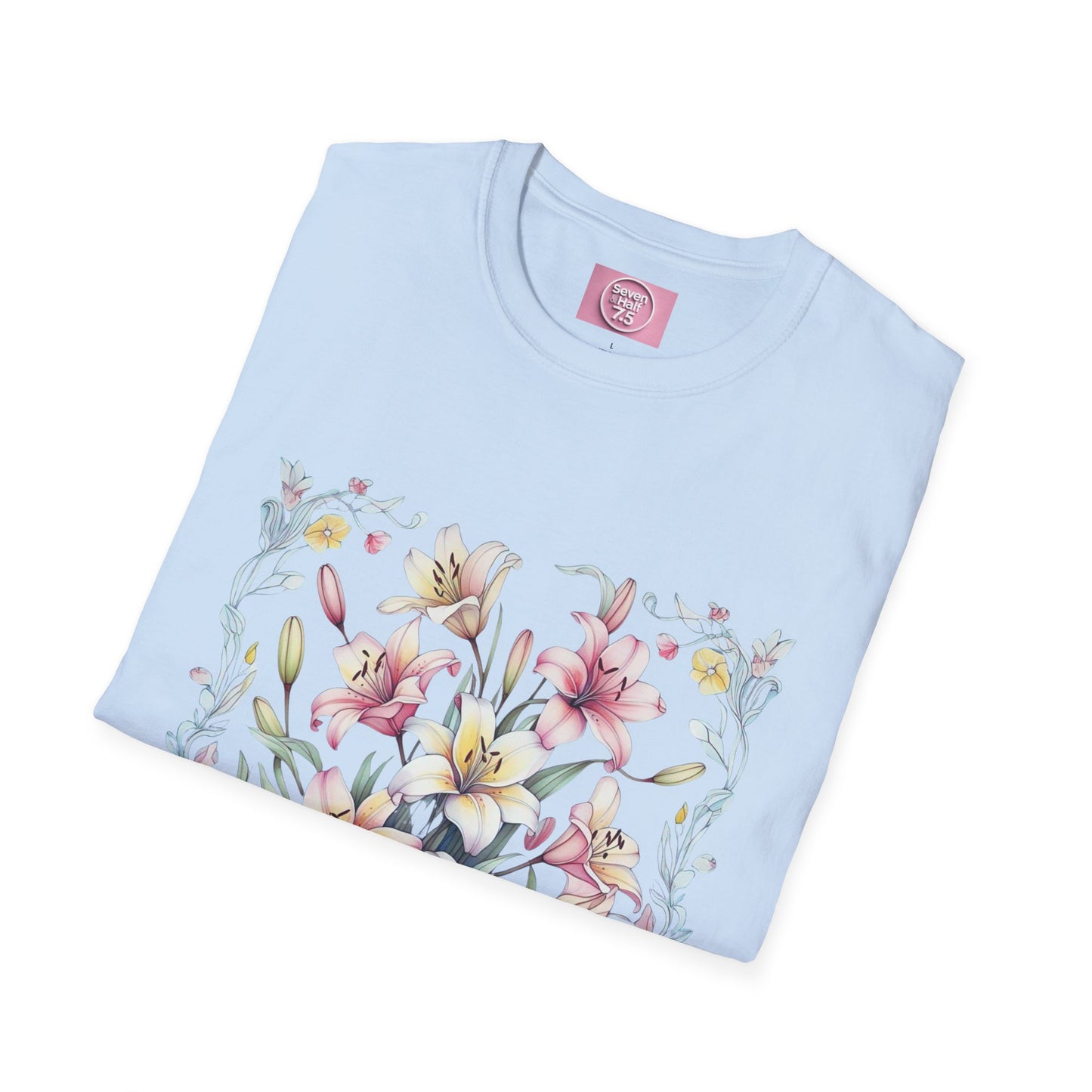 Floral Blossom Unisex T-Shirt - Softstyle Cotton Tee for Nature Lovers