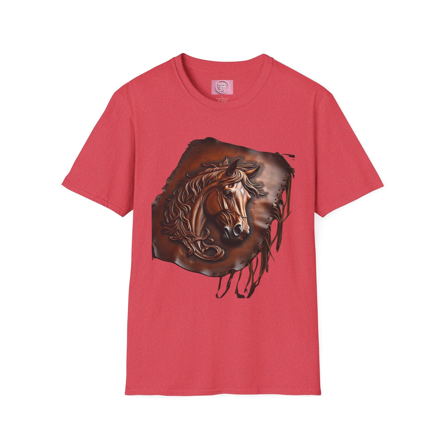 Rustic Horse Artwork Unisex Softstyle T-Shirt
