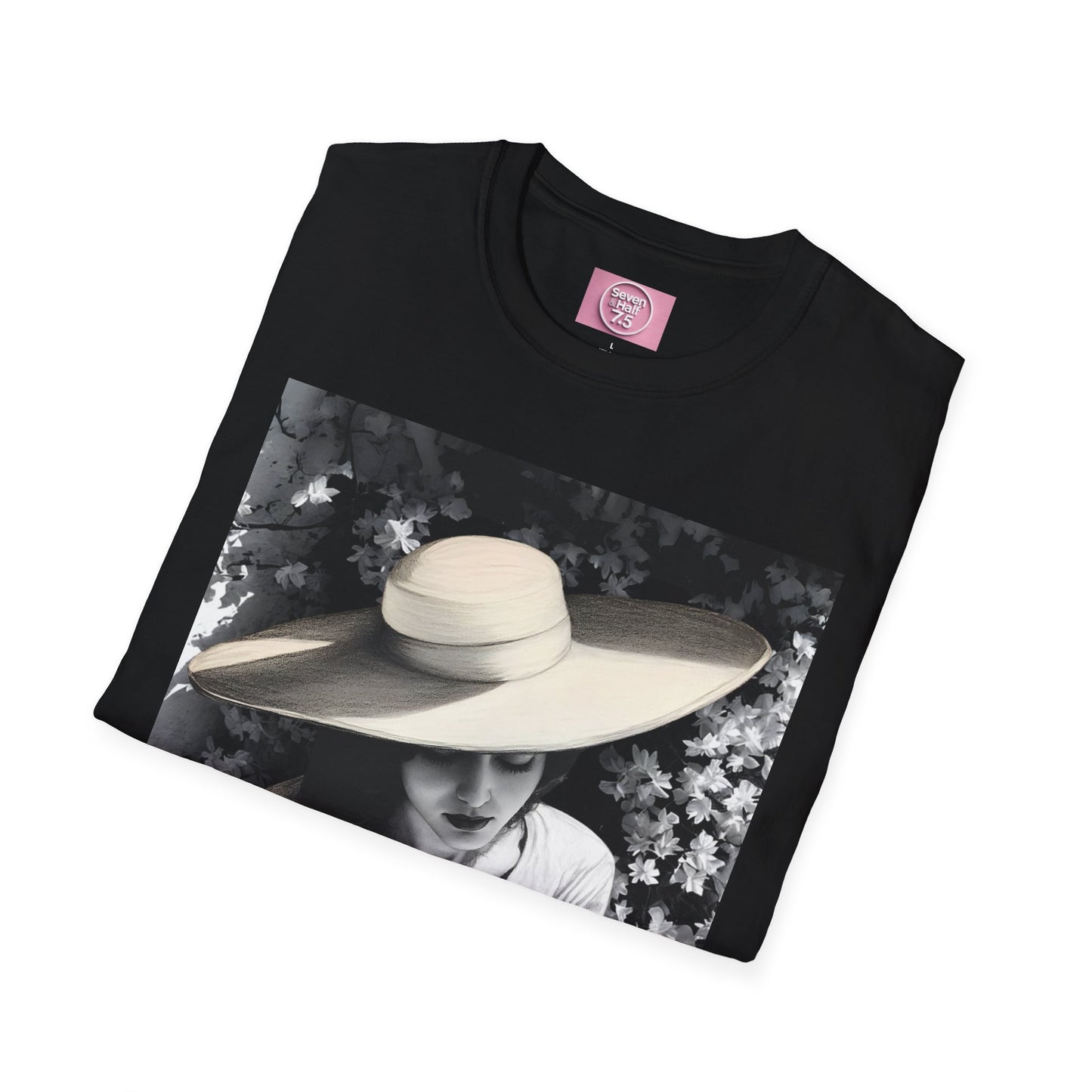 Elegant Charcoal art Softstyle T-Shirt - Perfect for Spring and Summer