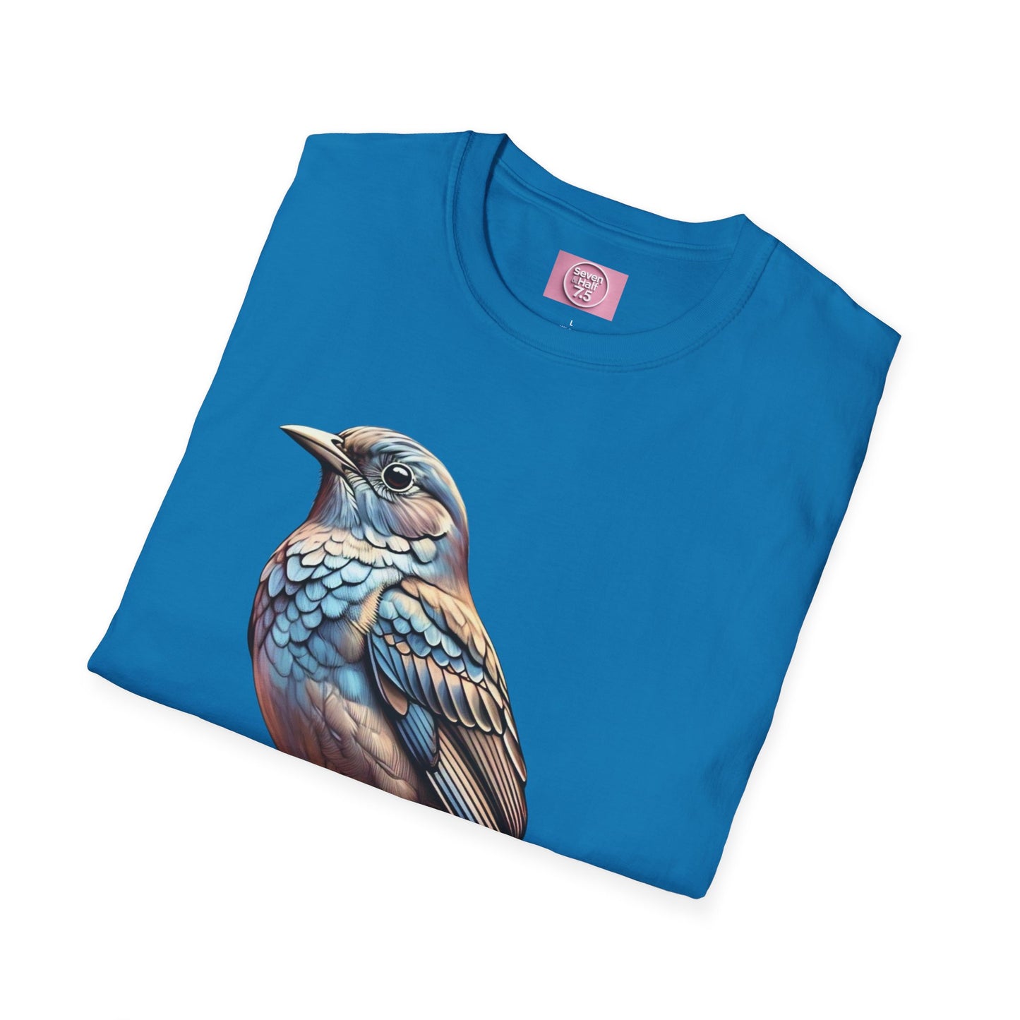 Nature-Inspired Bird Graphic T-Shirt for Soft Comfort