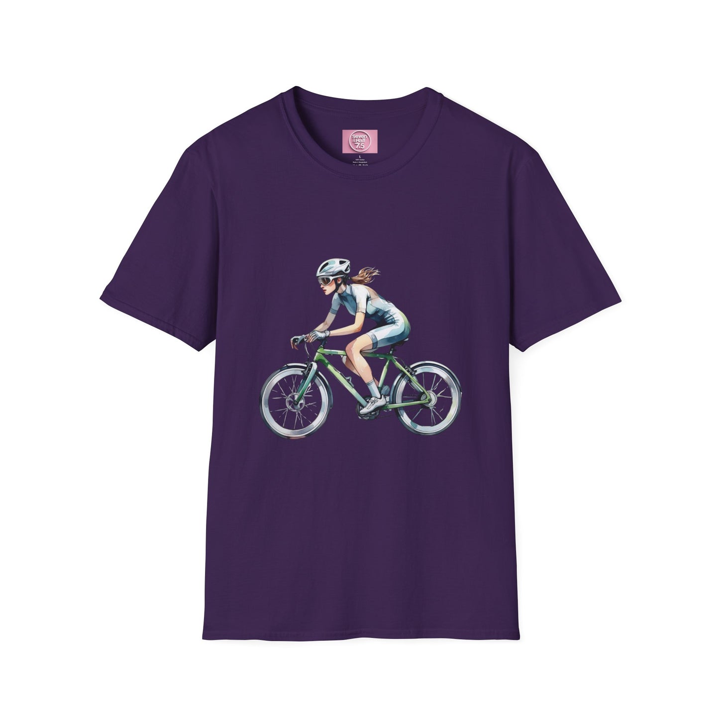 Cycling Enthusiast Softstyle T-Shirt – Sporty Graphic Tee for Bikers