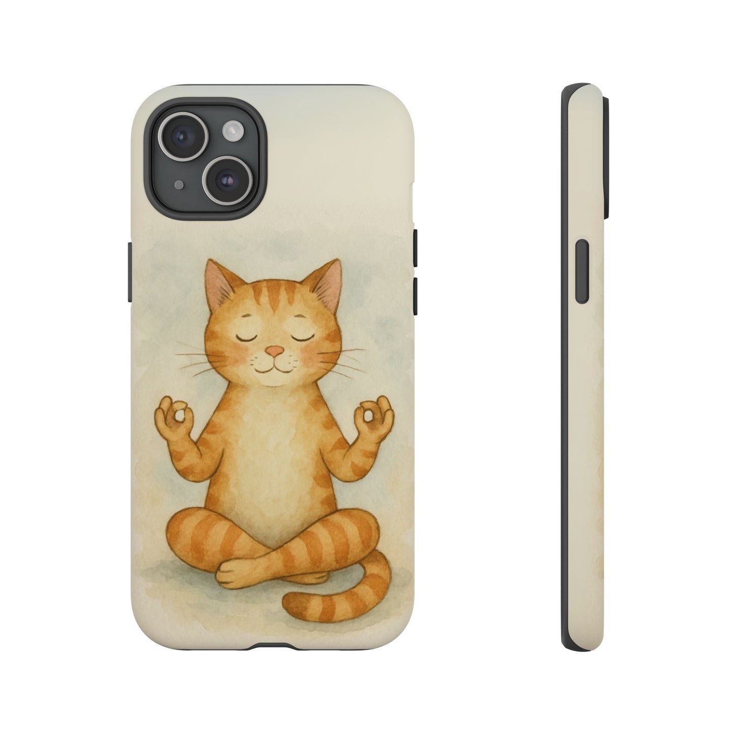 Zen Cat Phone Case - Tough & Stylish - Perfect for Cat Lovers