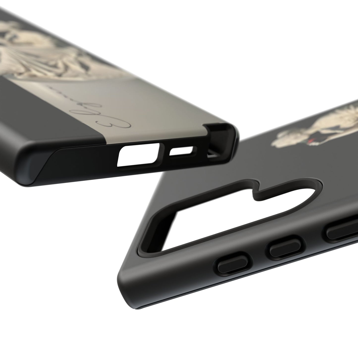 Elegant Phone Case - Stylish Tough Case with Sculpture Design