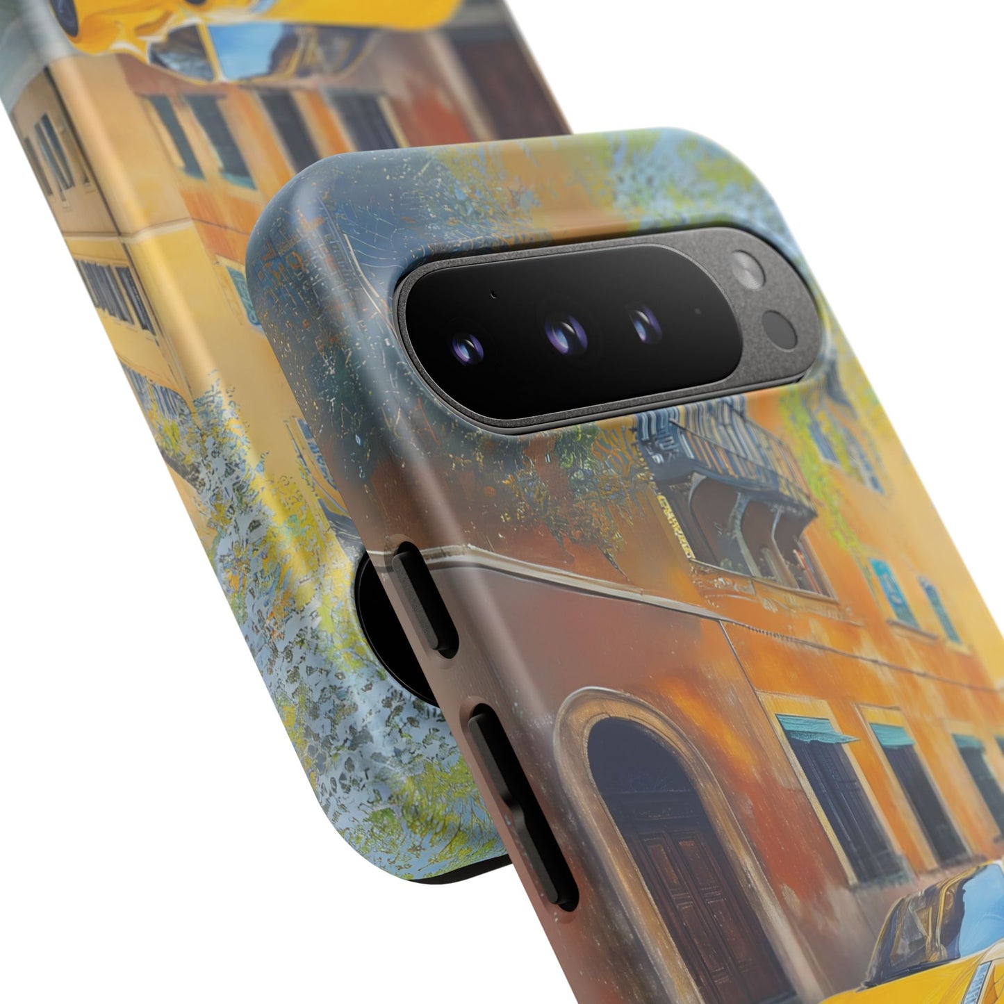 Ferrari Yellow Tough Phone Case - Stylish and Durable