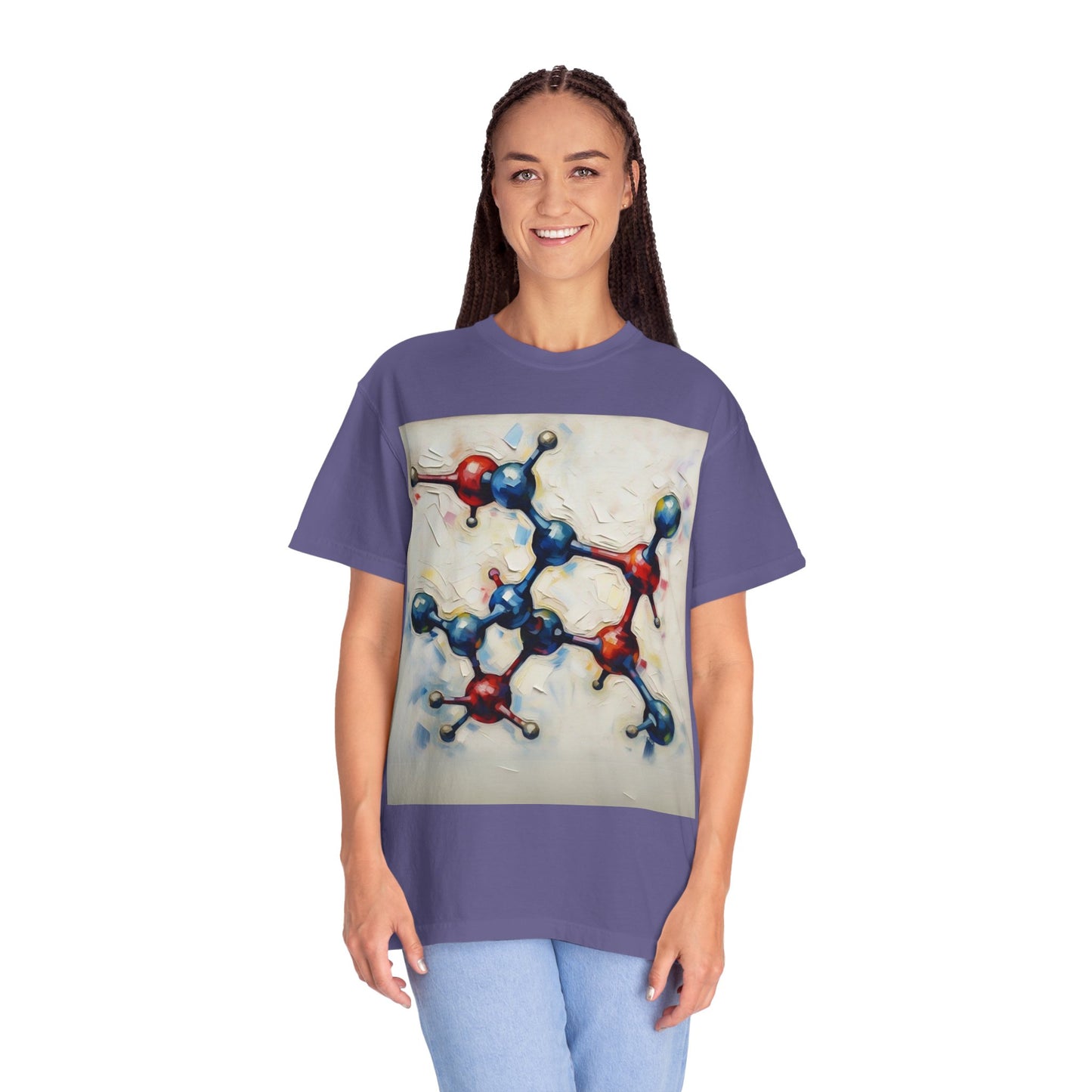 Unisex Artistic Molecule T-Shirt | Science-Inspired Design