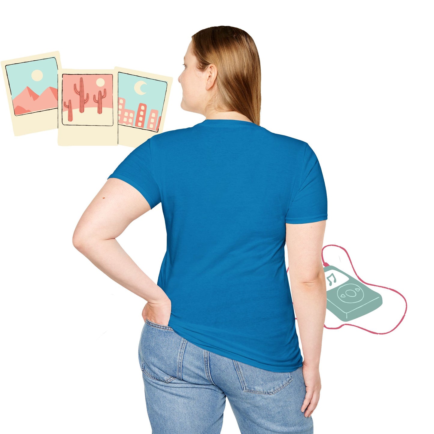 Nature-Inspired Bird Graphic T-Shirt for Soft Comfort