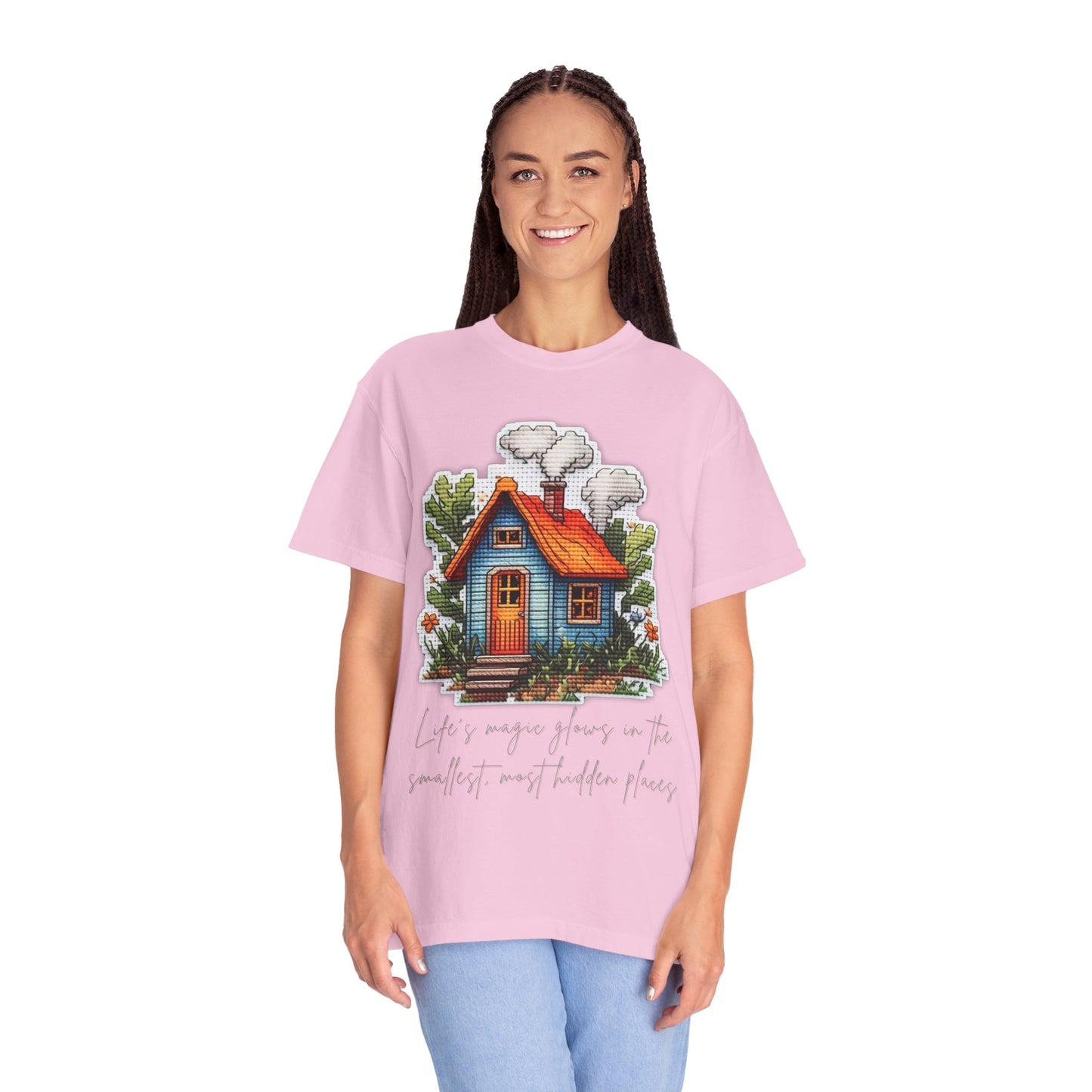 Magical Cottage T-Shirt - Garment-Dyed Unisex Tee
