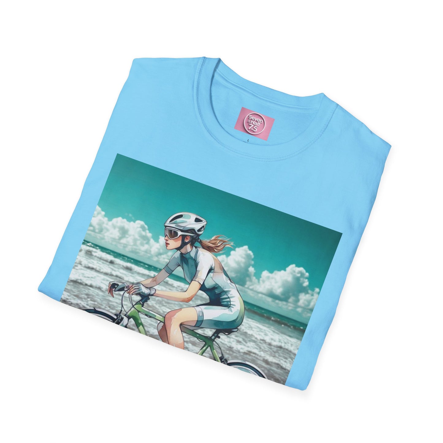 Beach Bike Ride Unisex Softstyle T-Shirt
