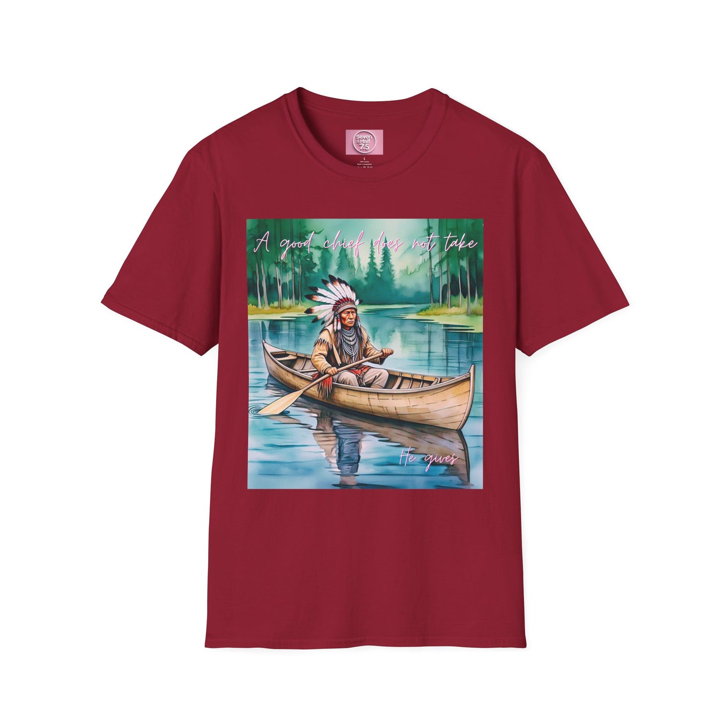 Adventure-Inspired Unisex Softstyle T-Shirt - Canoe Design