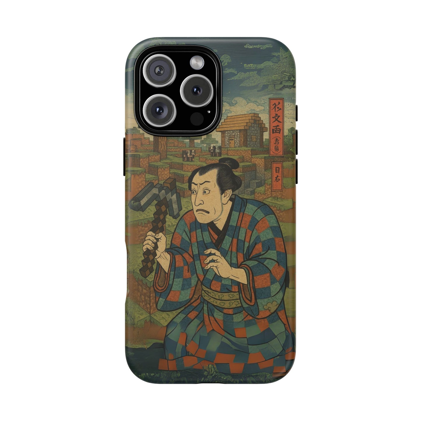 Tough Cases - Japanese Art Phone Case with Warrior Design