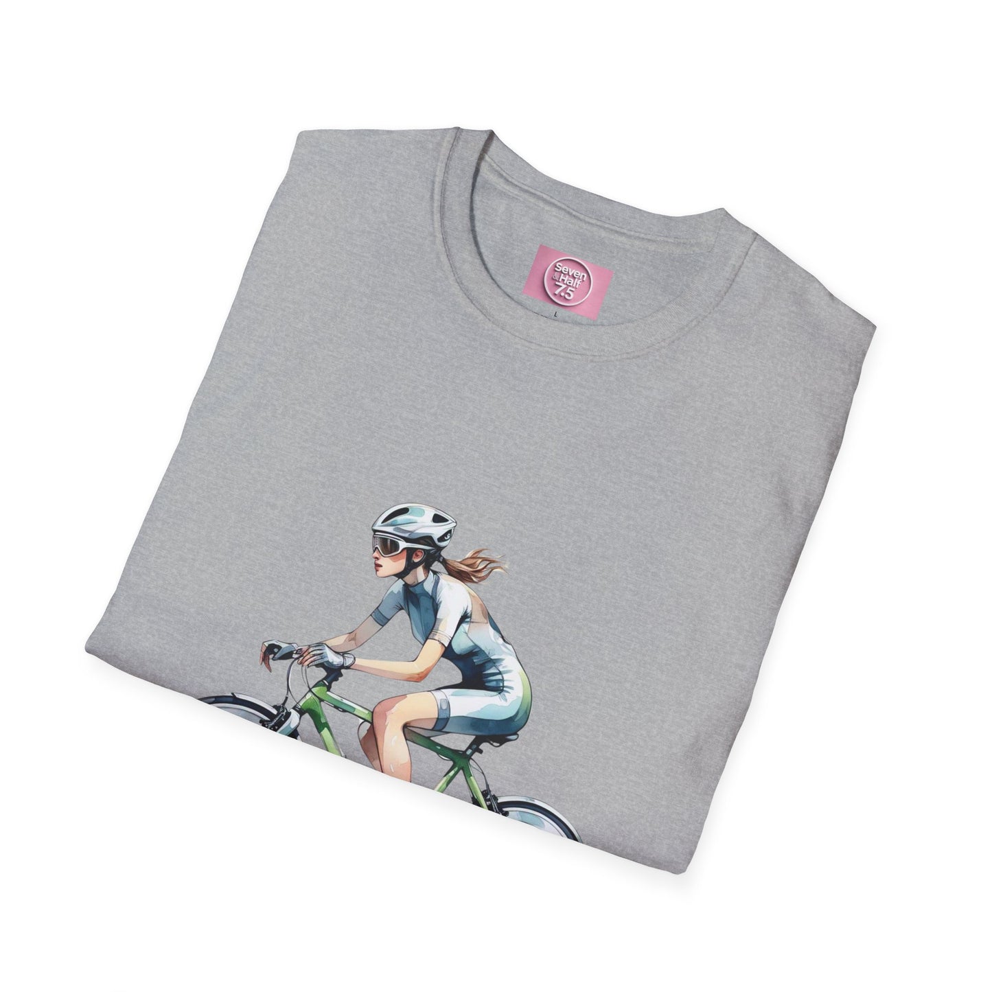Cycling Enthusiast Softstyle T-Shirt – Sporty Graphic Tee for Bikers