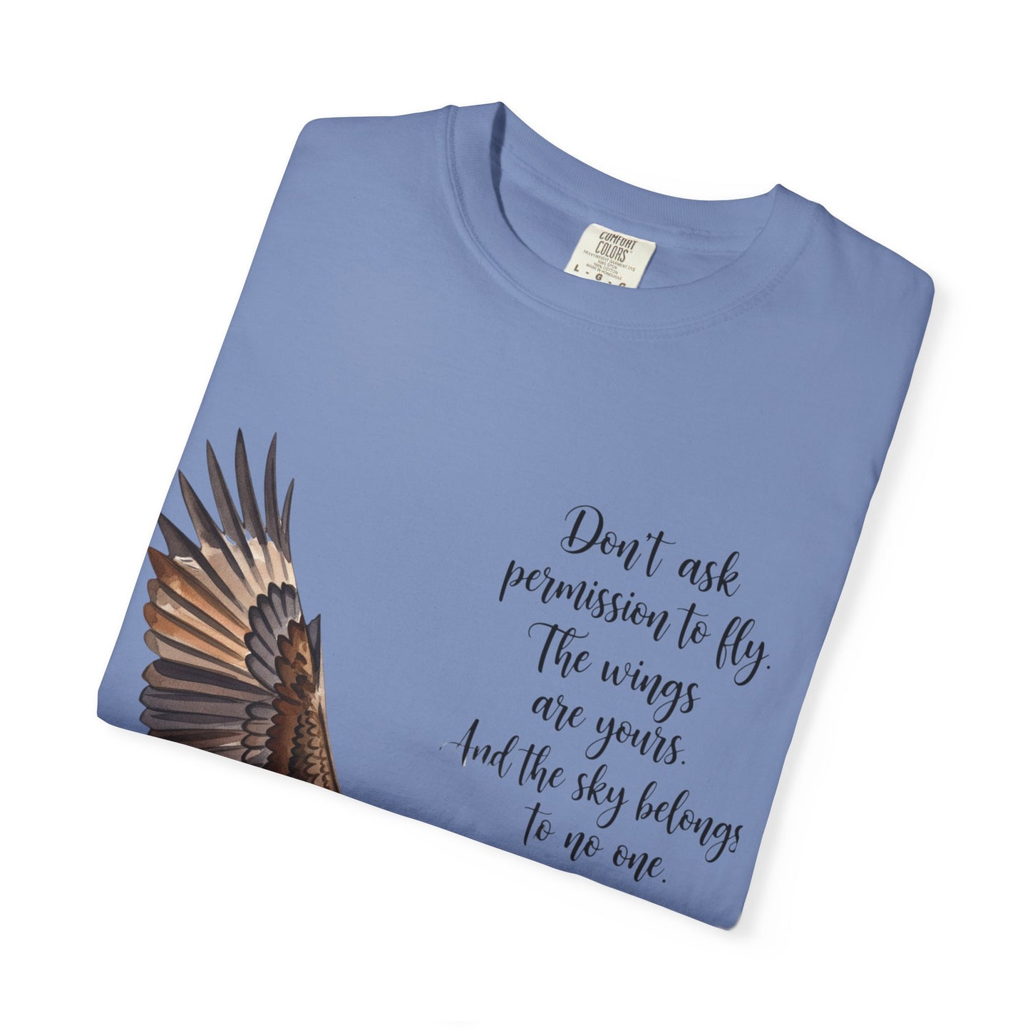 Inspirational Eagle T-Shirt, Motivational Apparel, Gift for Nature Lovers, Unisex Size, Eco-Friendly Fashion, Casual Wear